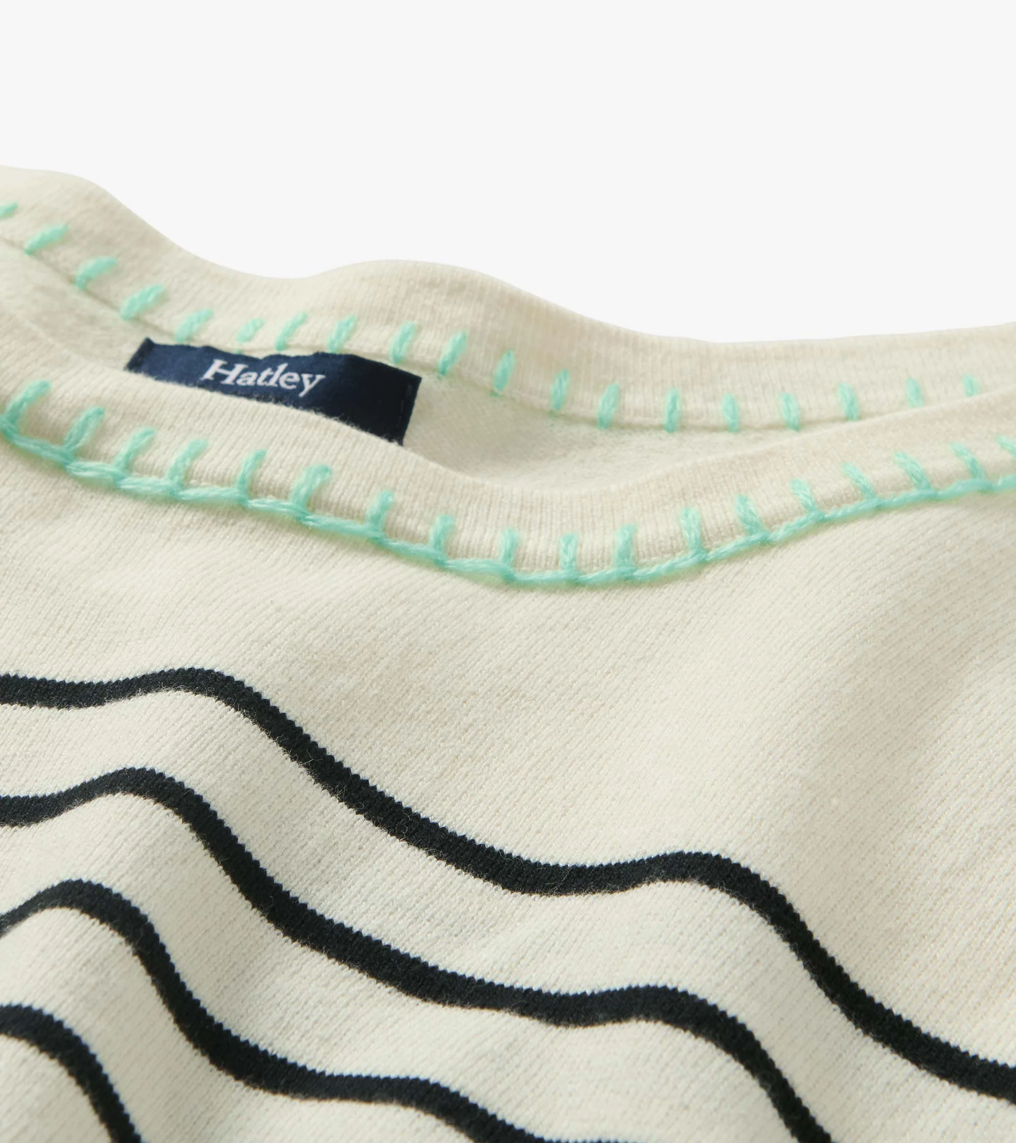 3/4 Sleeve Knit Top - Black Stripes - Image 6