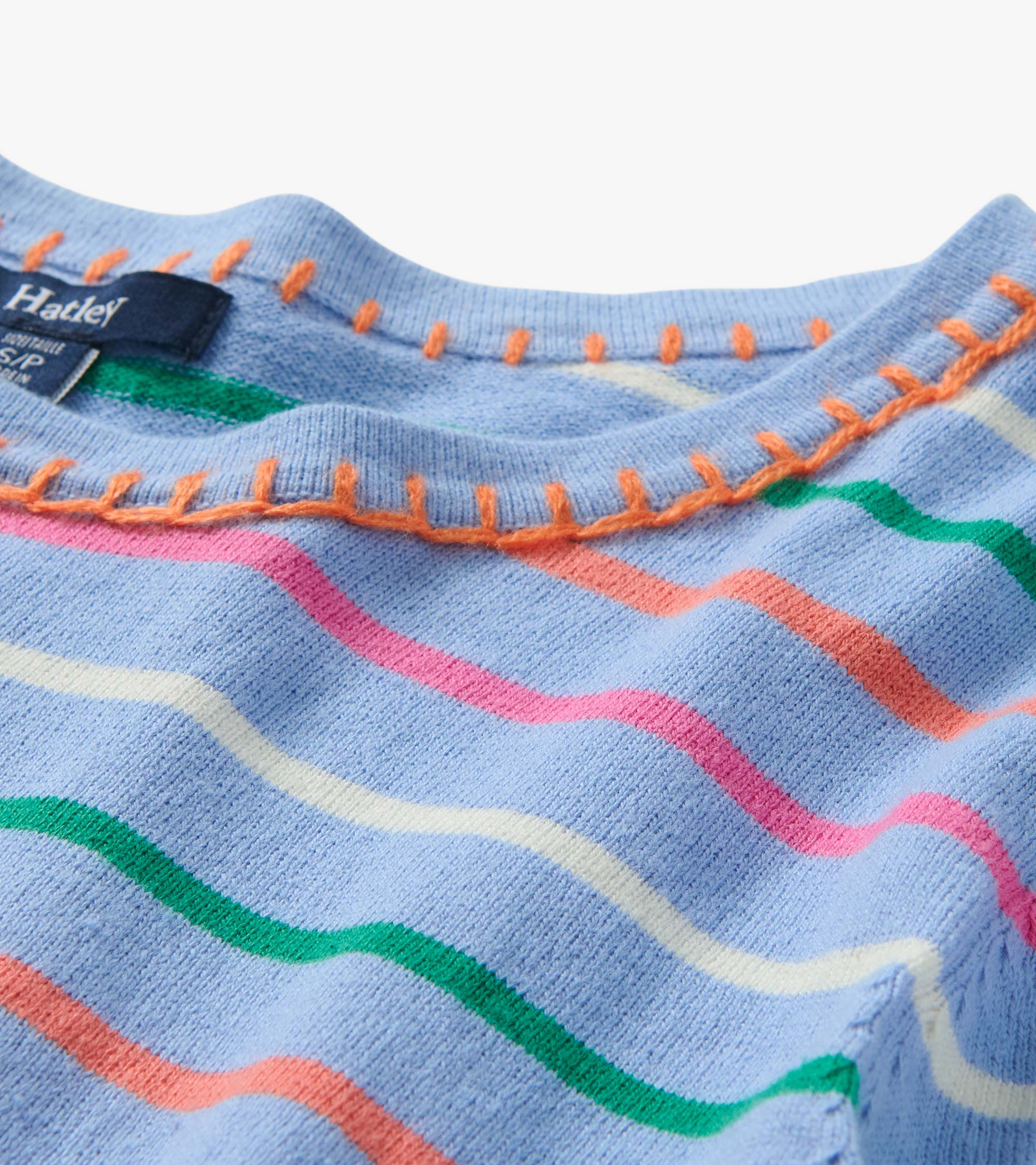 3/4 Sleeve Knit Top - Summer Stripes - Image 7