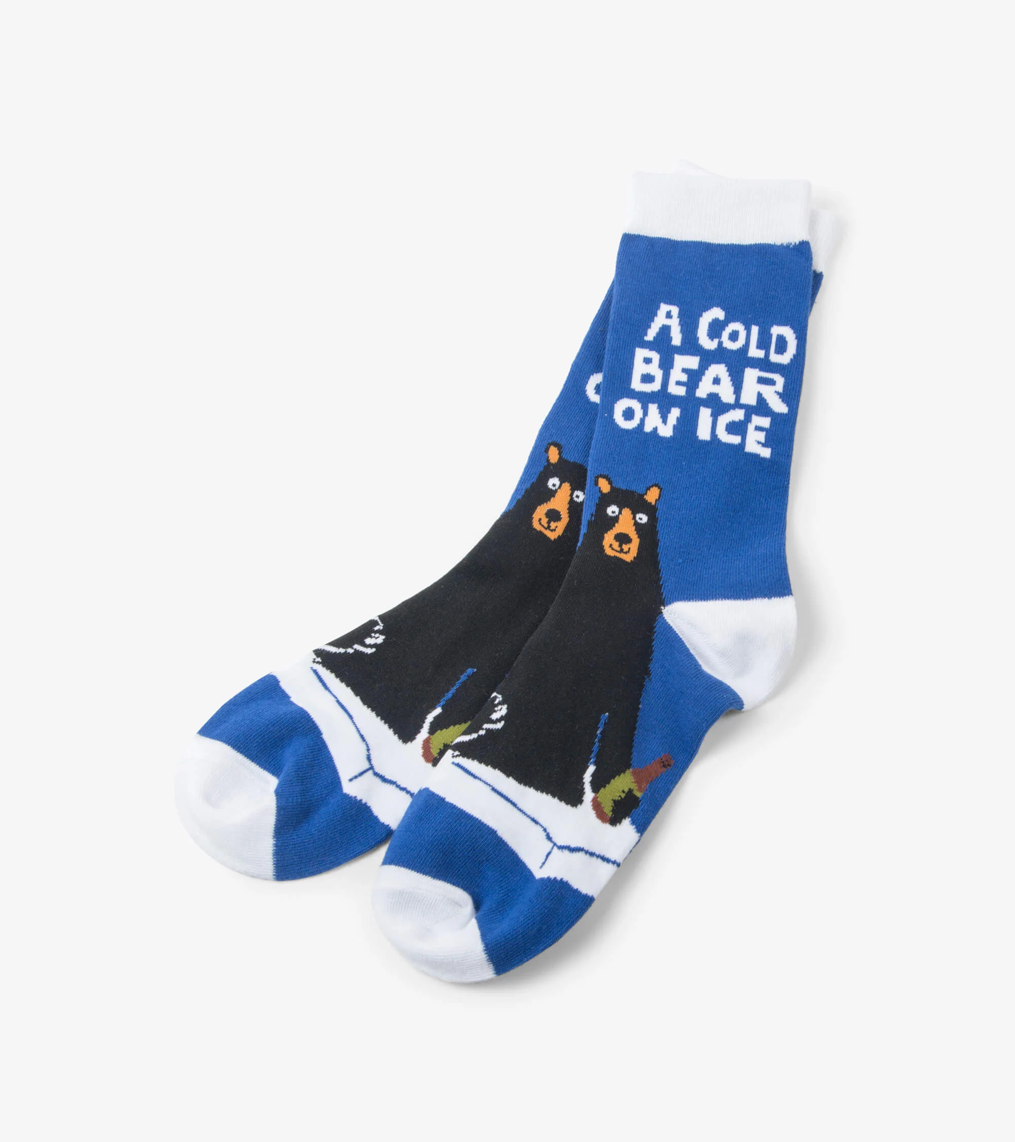 A Cold Bear on Ice Men's Crew Socks - Image 2