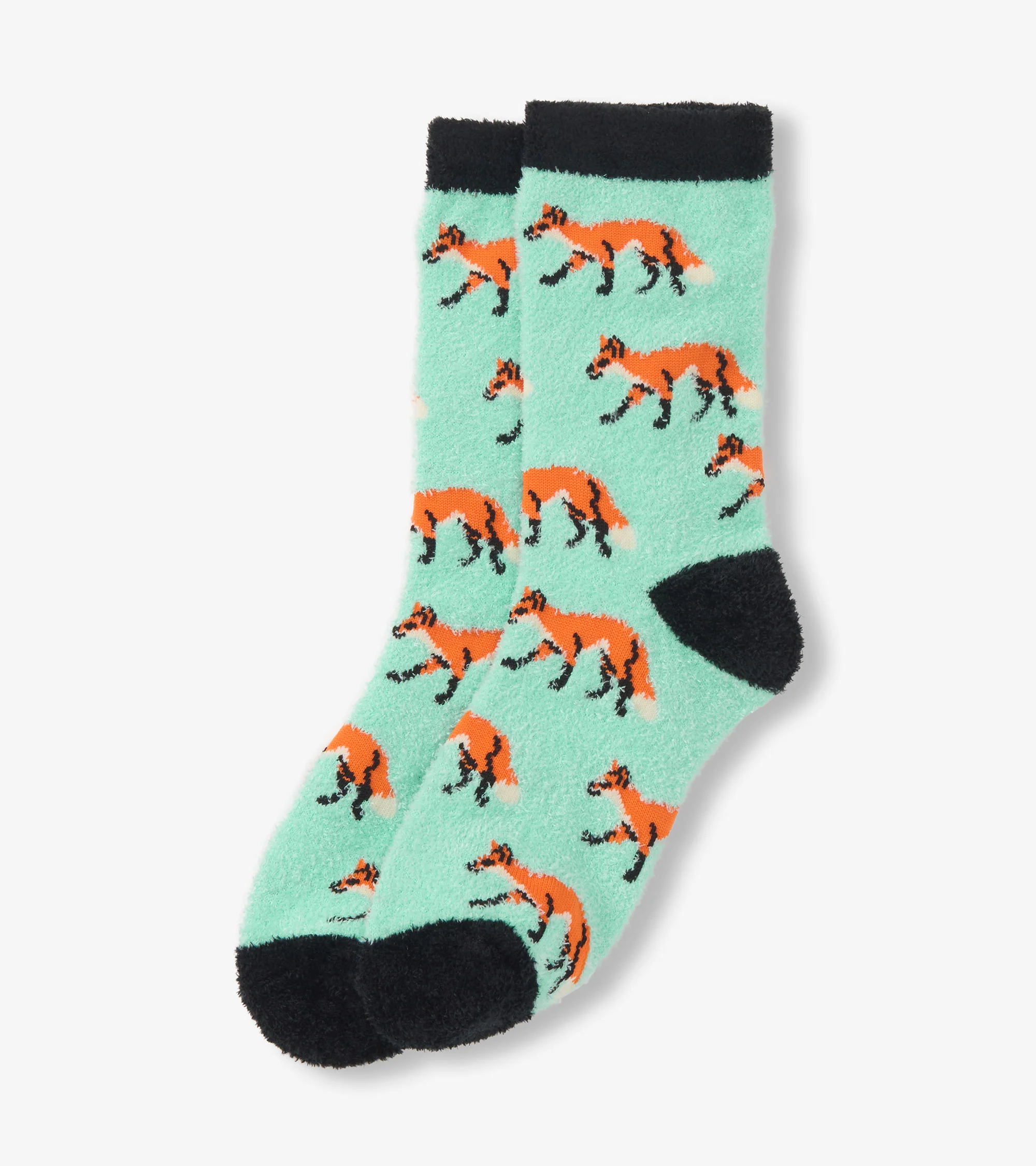 Adult Foxes Fuzzy Socks - Image 2