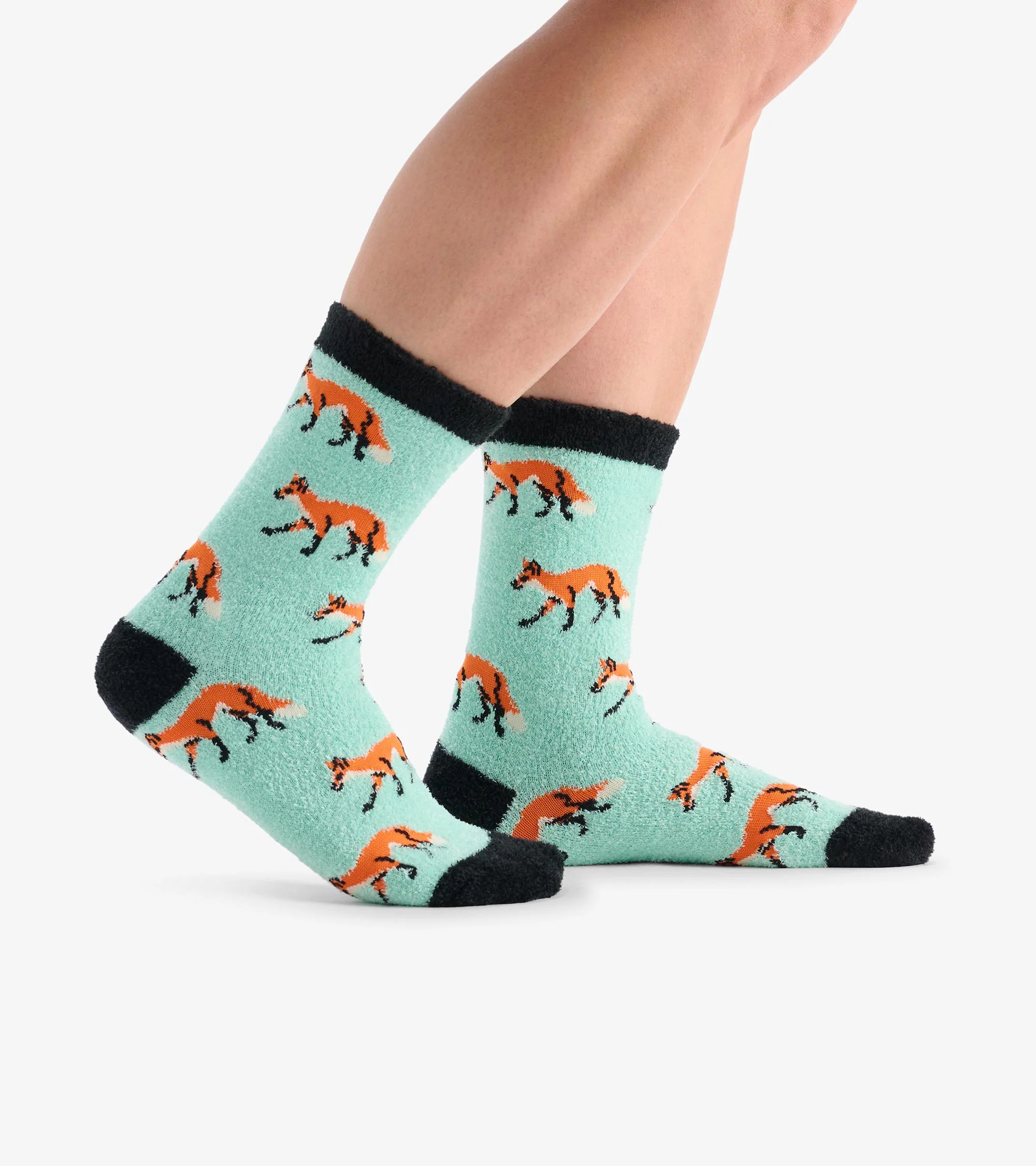 Adult Foxes Fuzzy Socks - Image 3