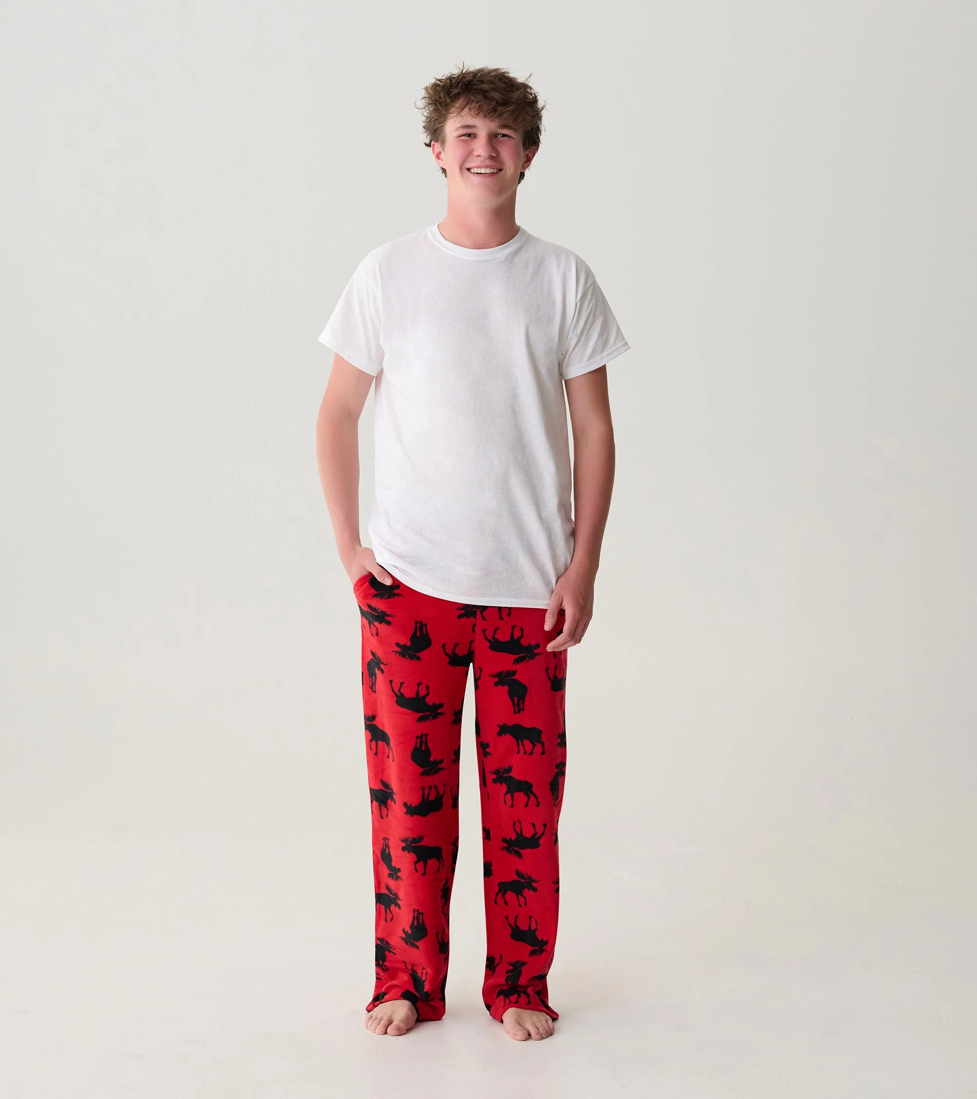 Adult Moose on Red Polar Pants - Image 7
