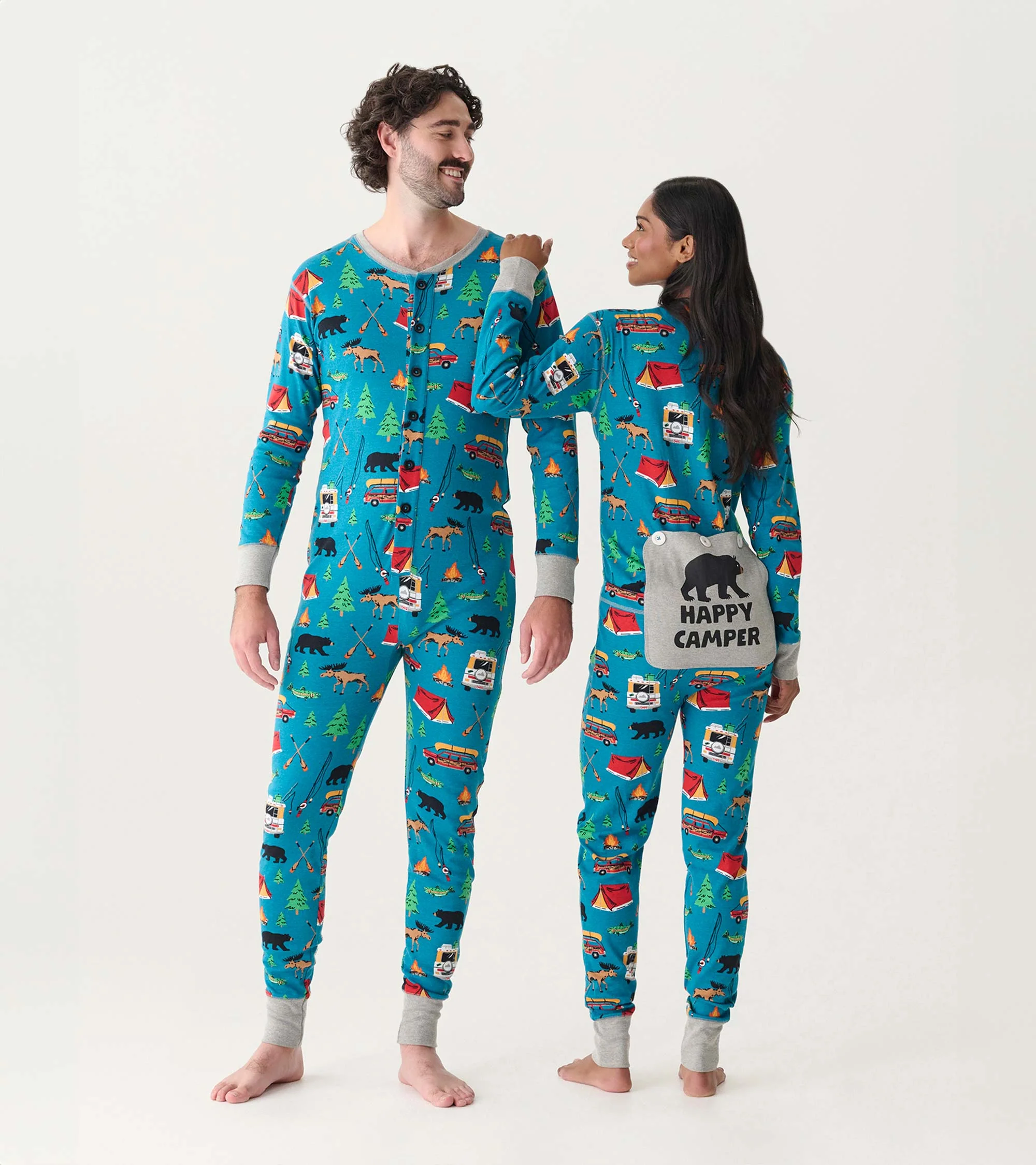 Adult Retro Camping Onesie - Image 2