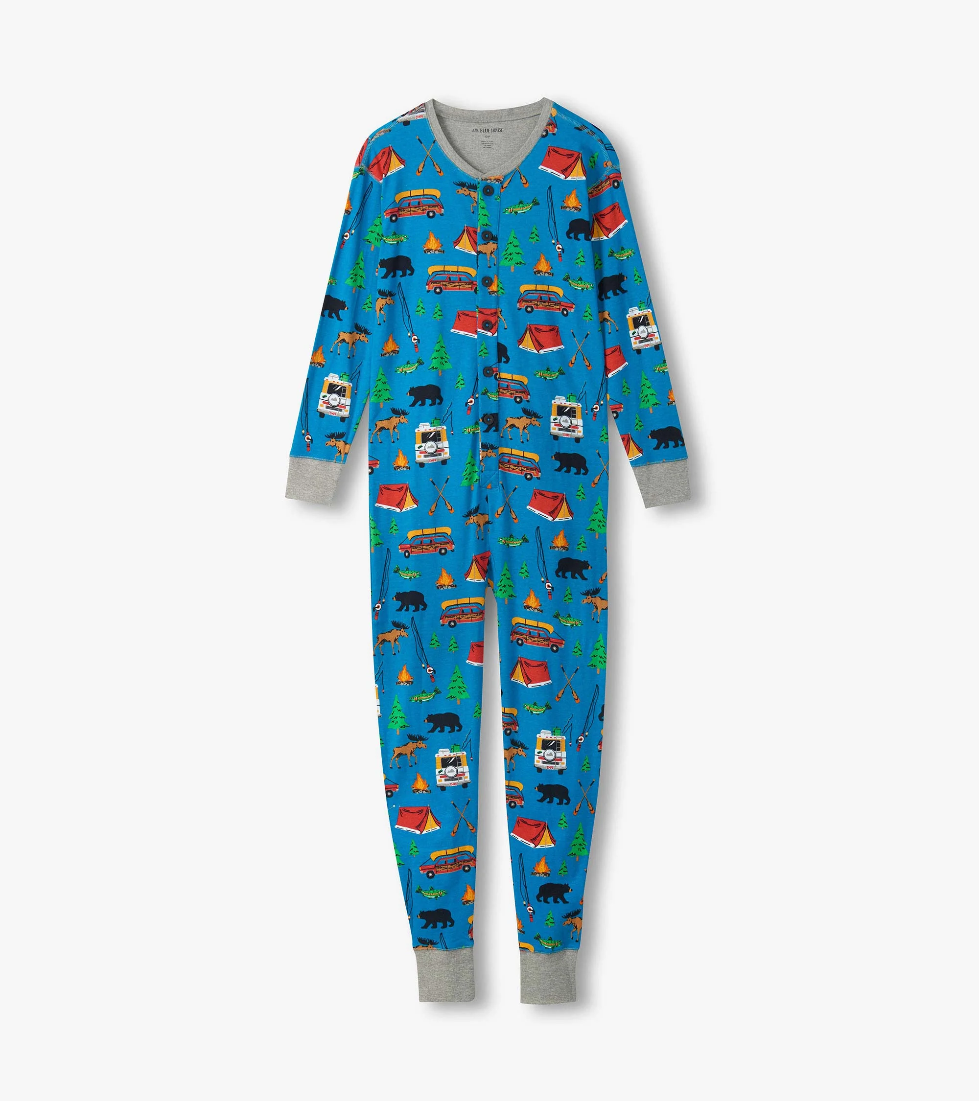 Adult Retro Camping Onesie - Image 3