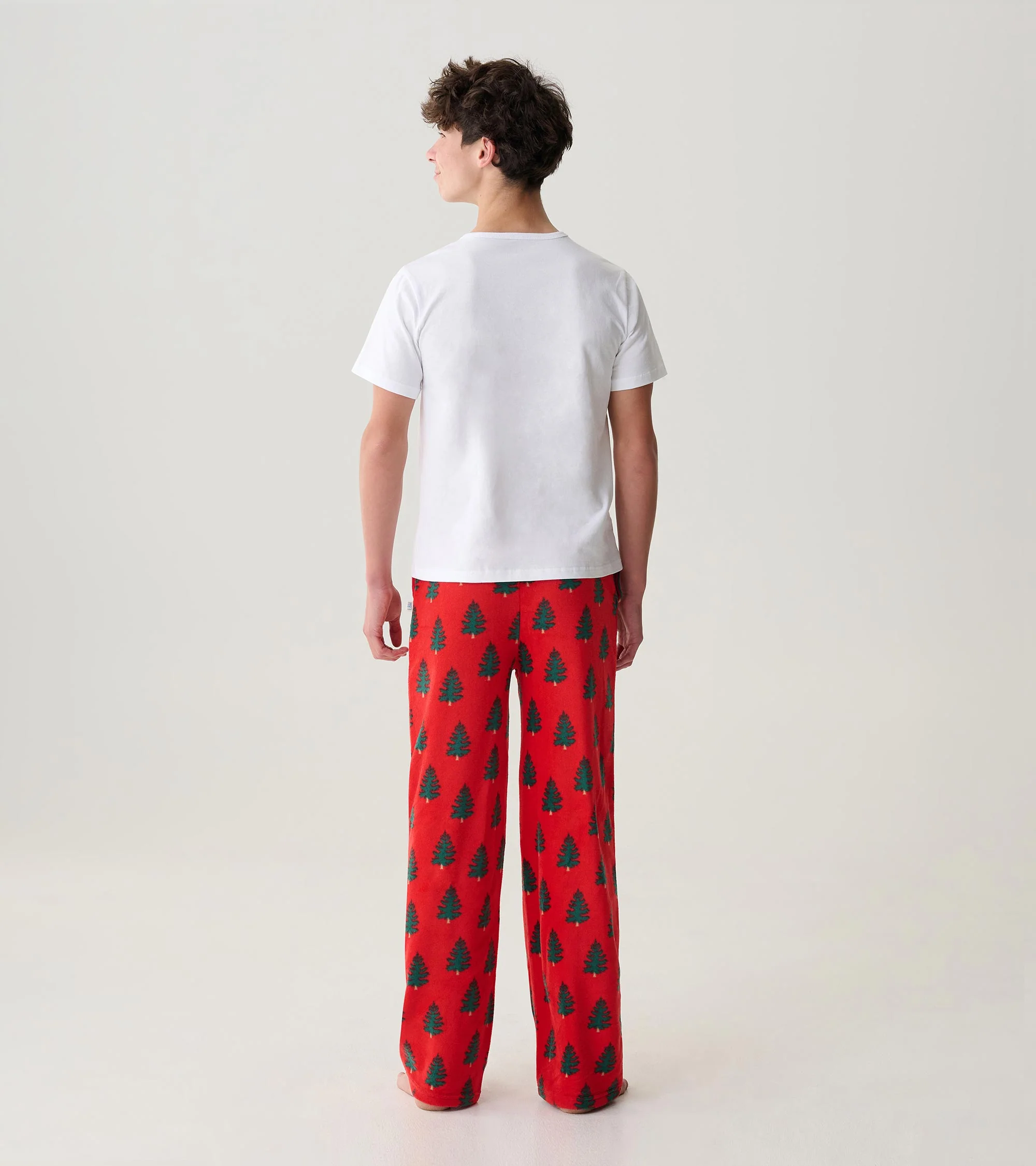 Adult Trees On Red Polar Pants - Image 6