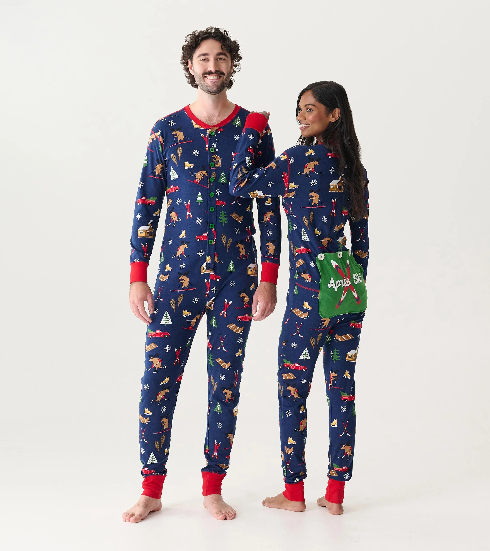 Adult Winter Cabin Onesie - Image 2