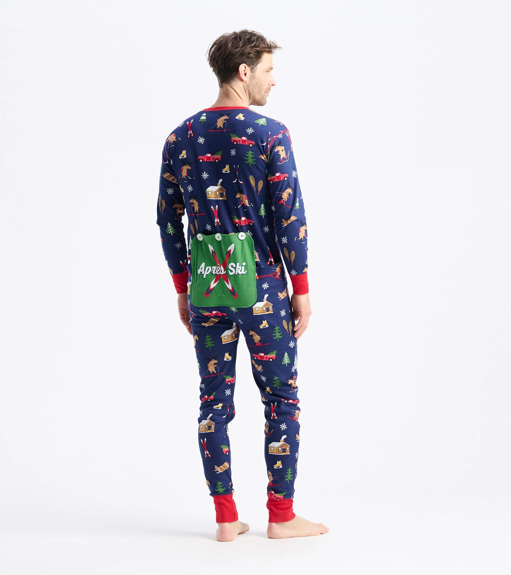 Adult Winter Cabin Onesie - Image 5