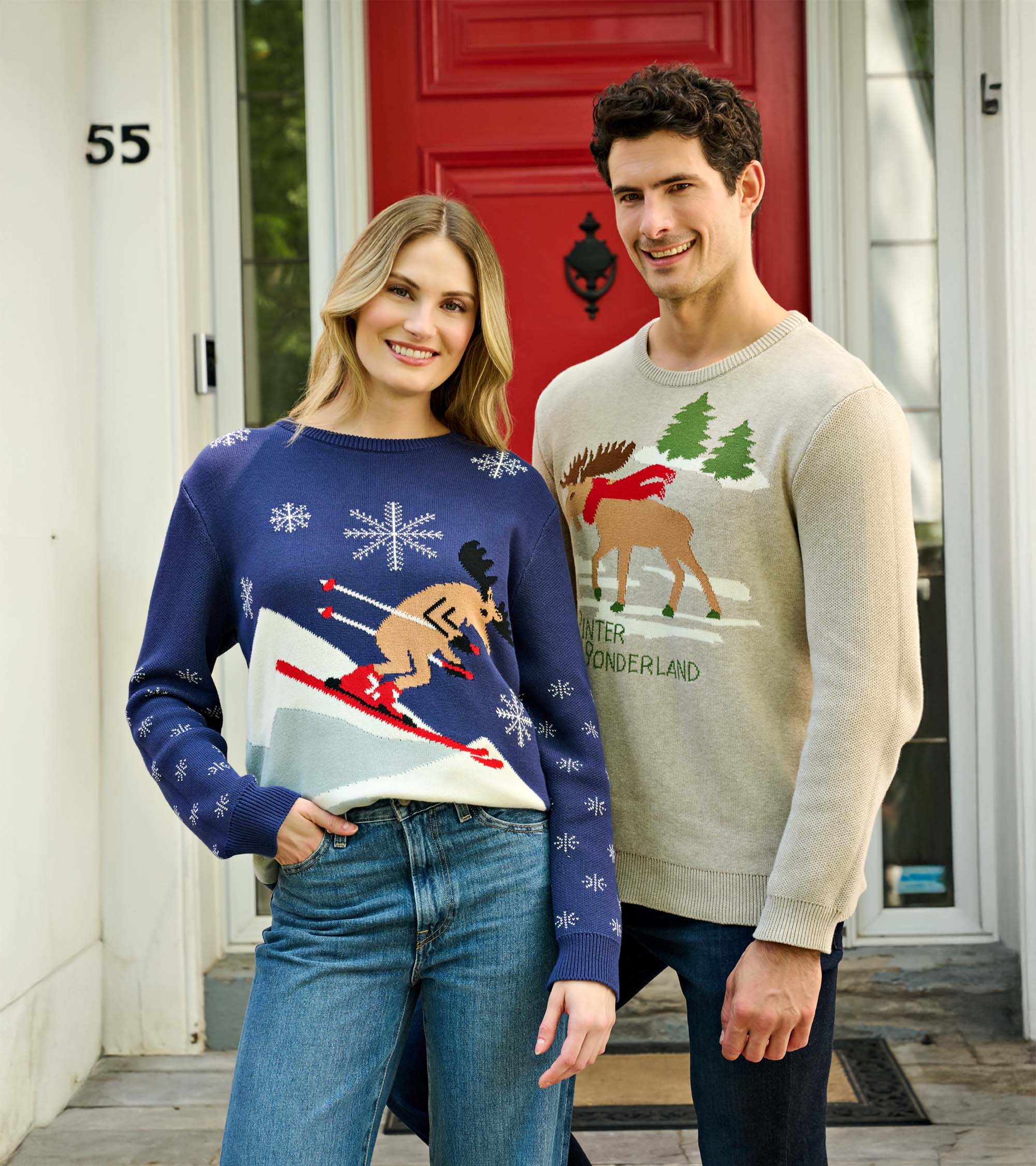 Adult Winter Wonderland Holiday Sweater - Image 2