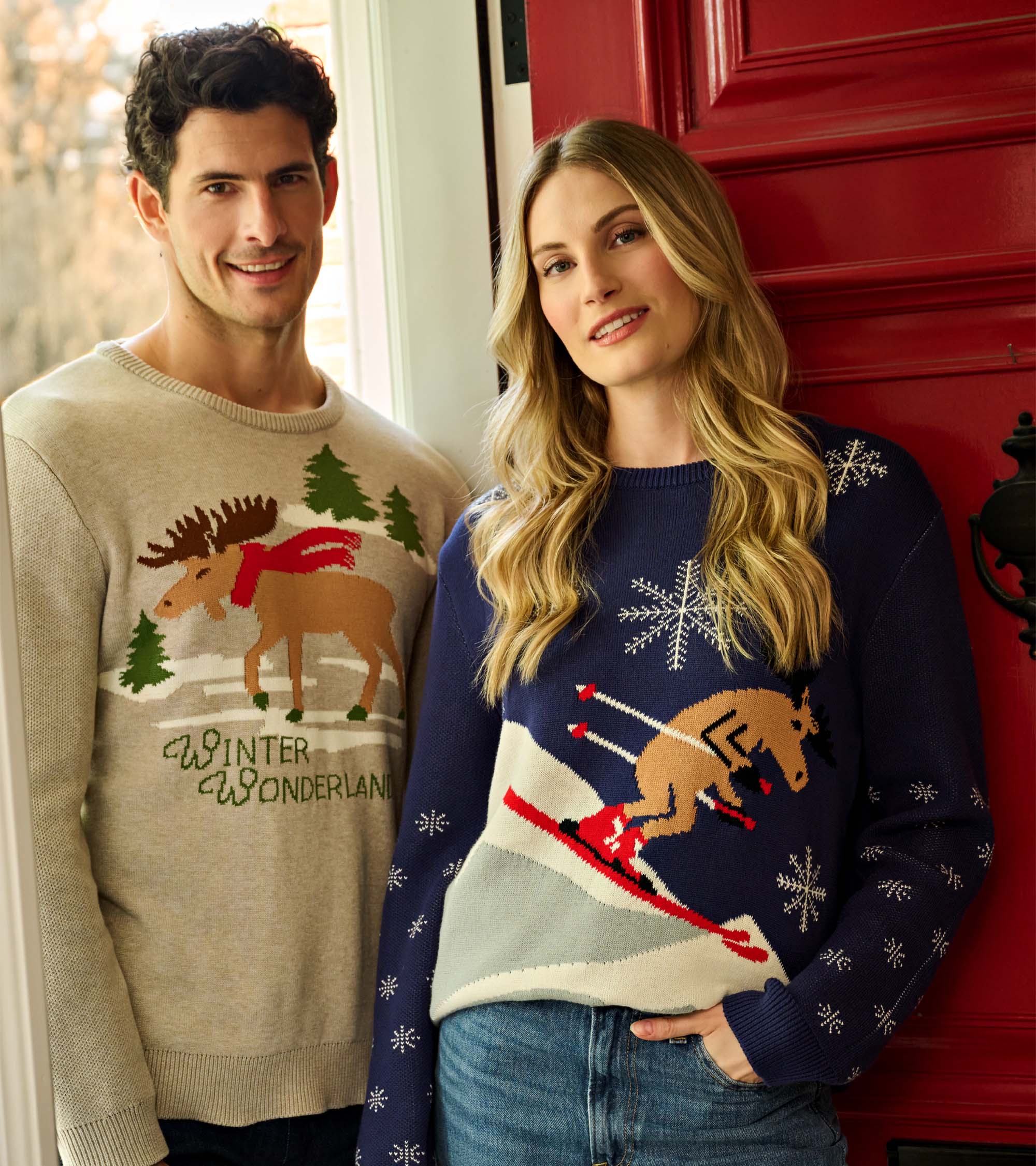 Adult Winter Wonderland Holiday Sweater - Image 3