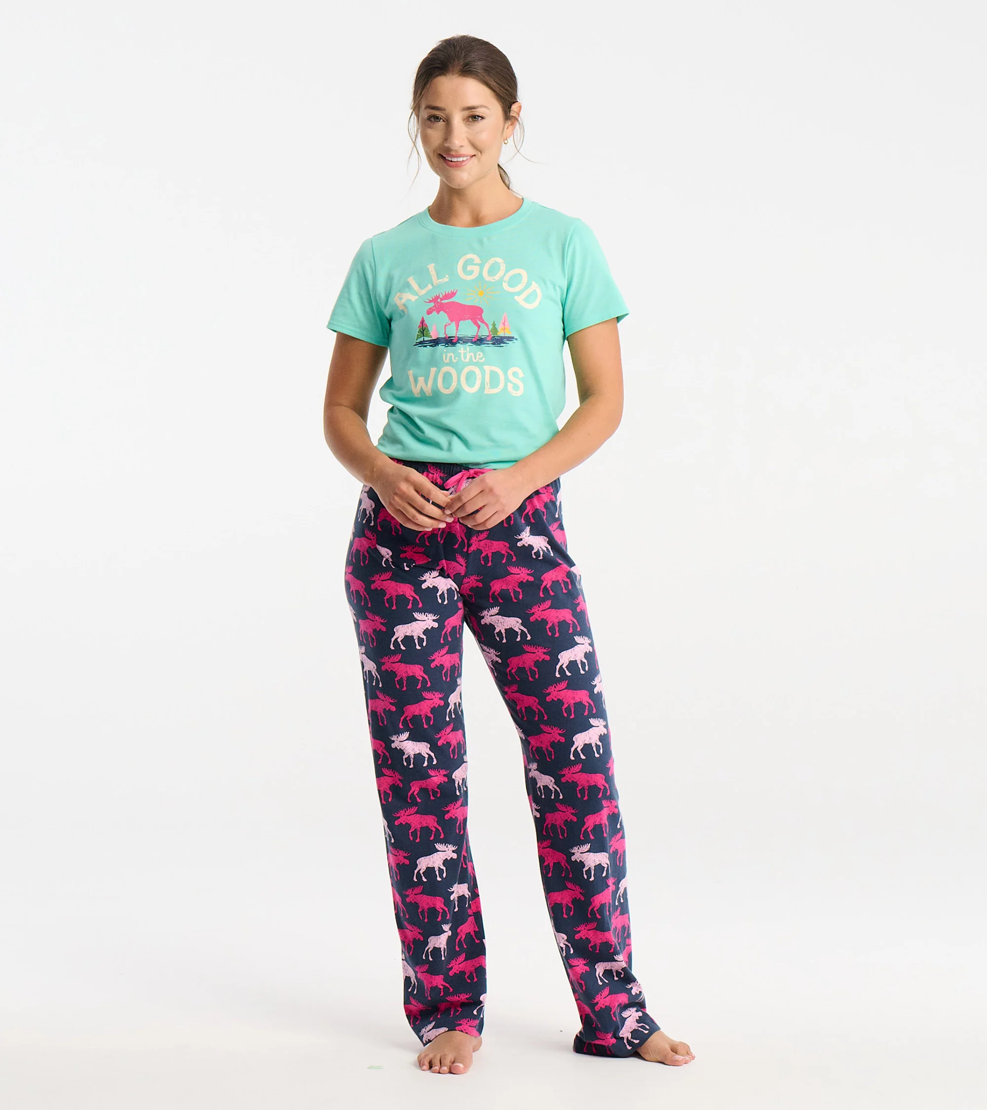 All Good Women's Pajama T-Shirt - Image 3