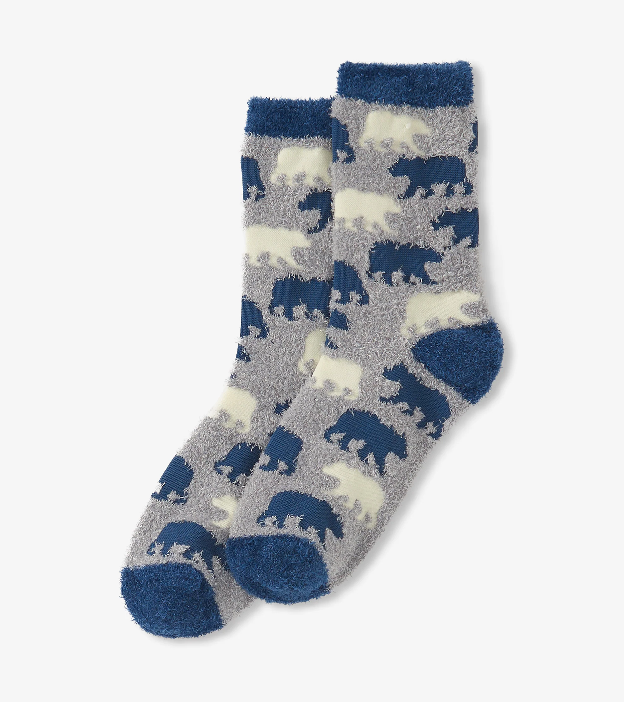 Allover Bears Fuzzy Socks - Image 2