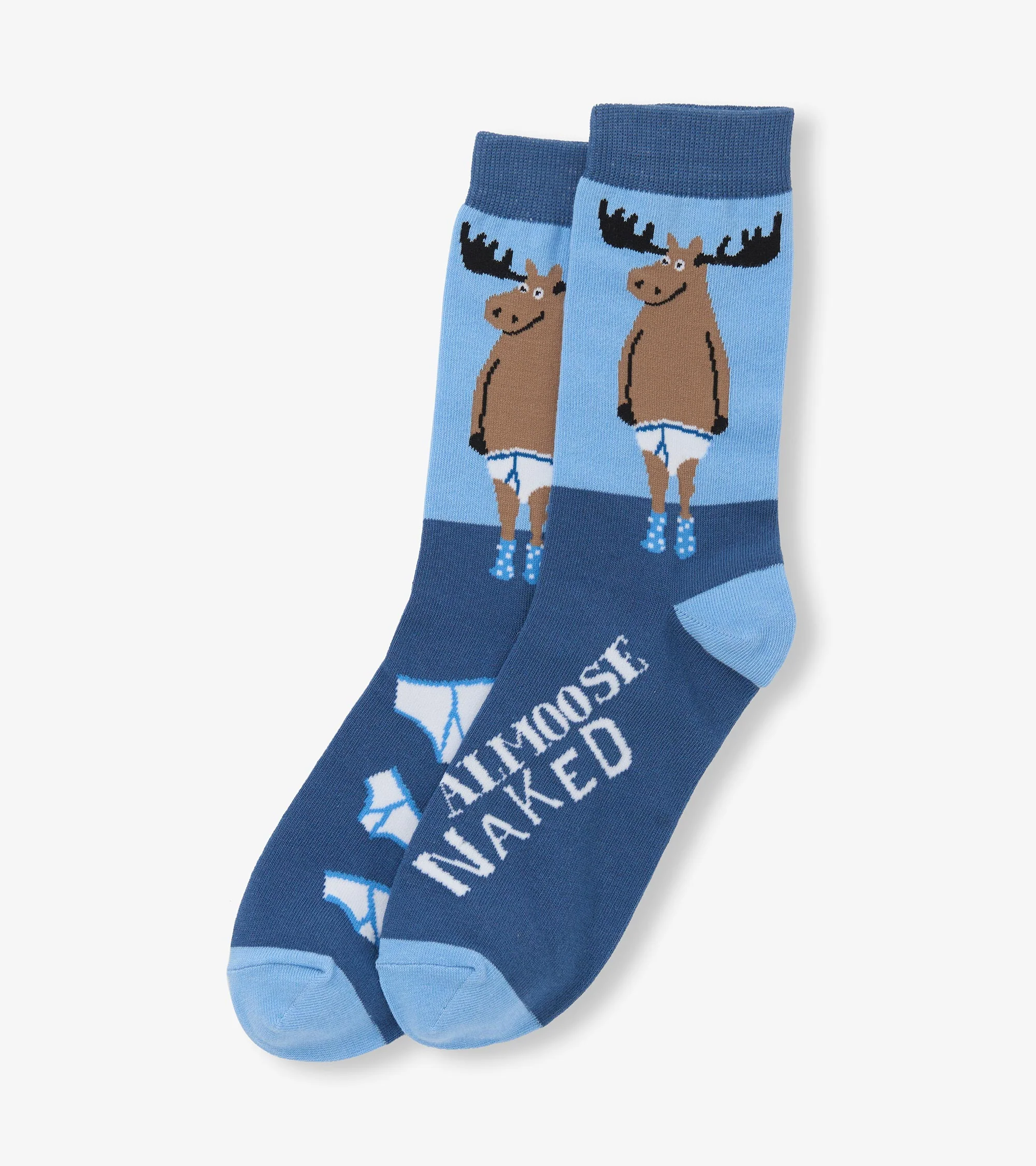 Almoose Naked Men's Crew Socks - Image 2