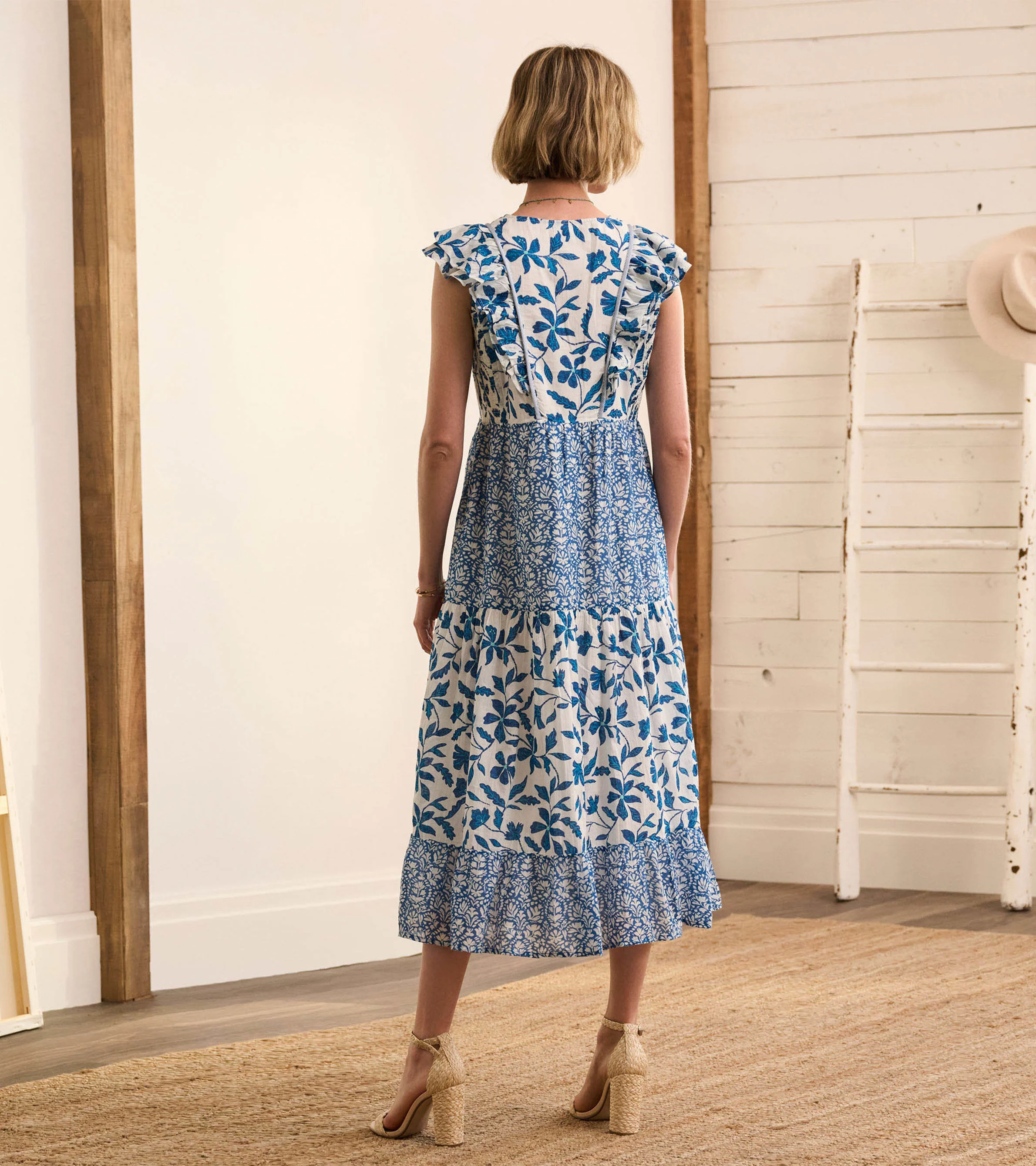 Aria Midi Dress - Shibori Mix - Image 3