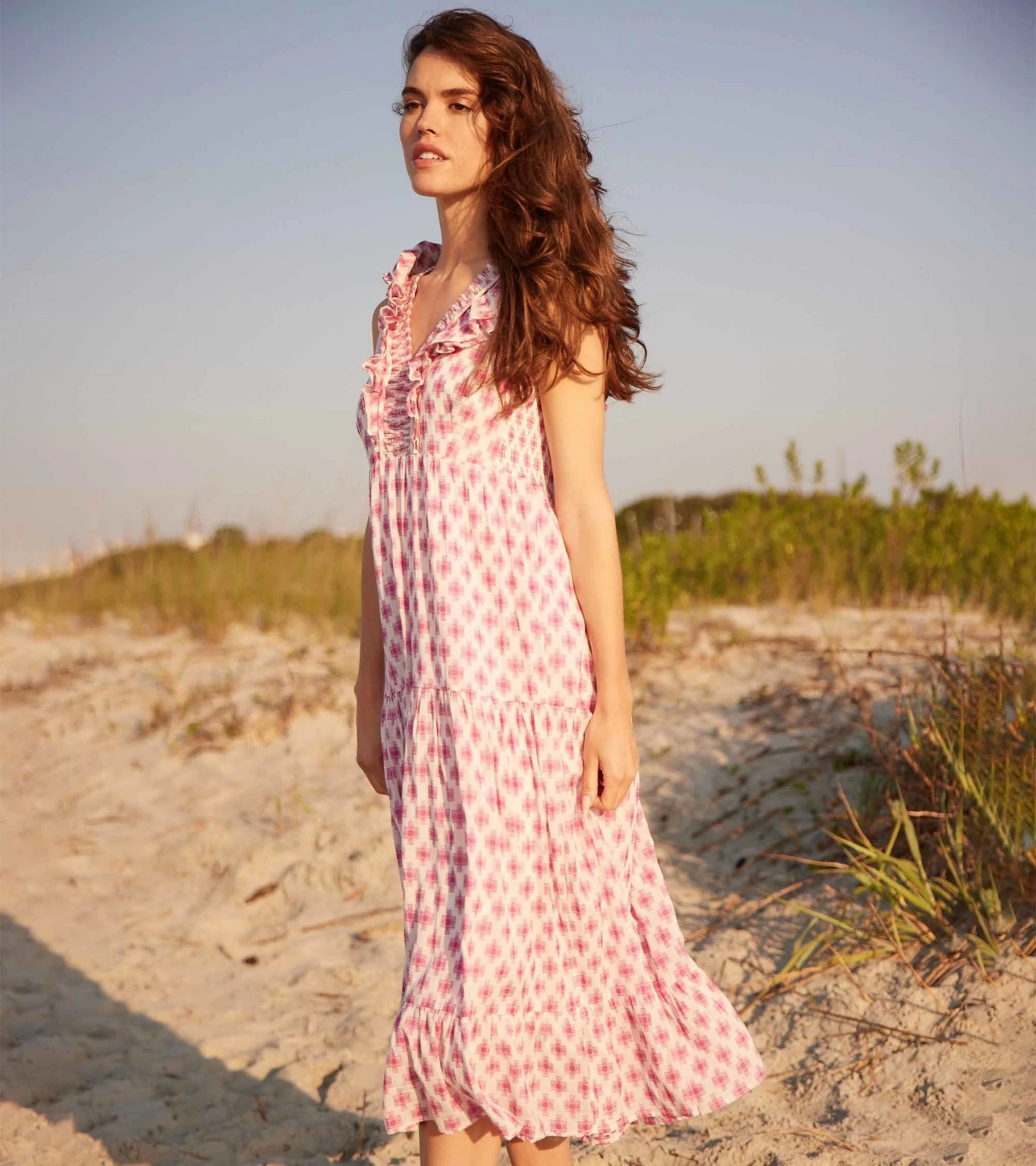 Aria Midi Dress - Sunburst Cross - Image 3