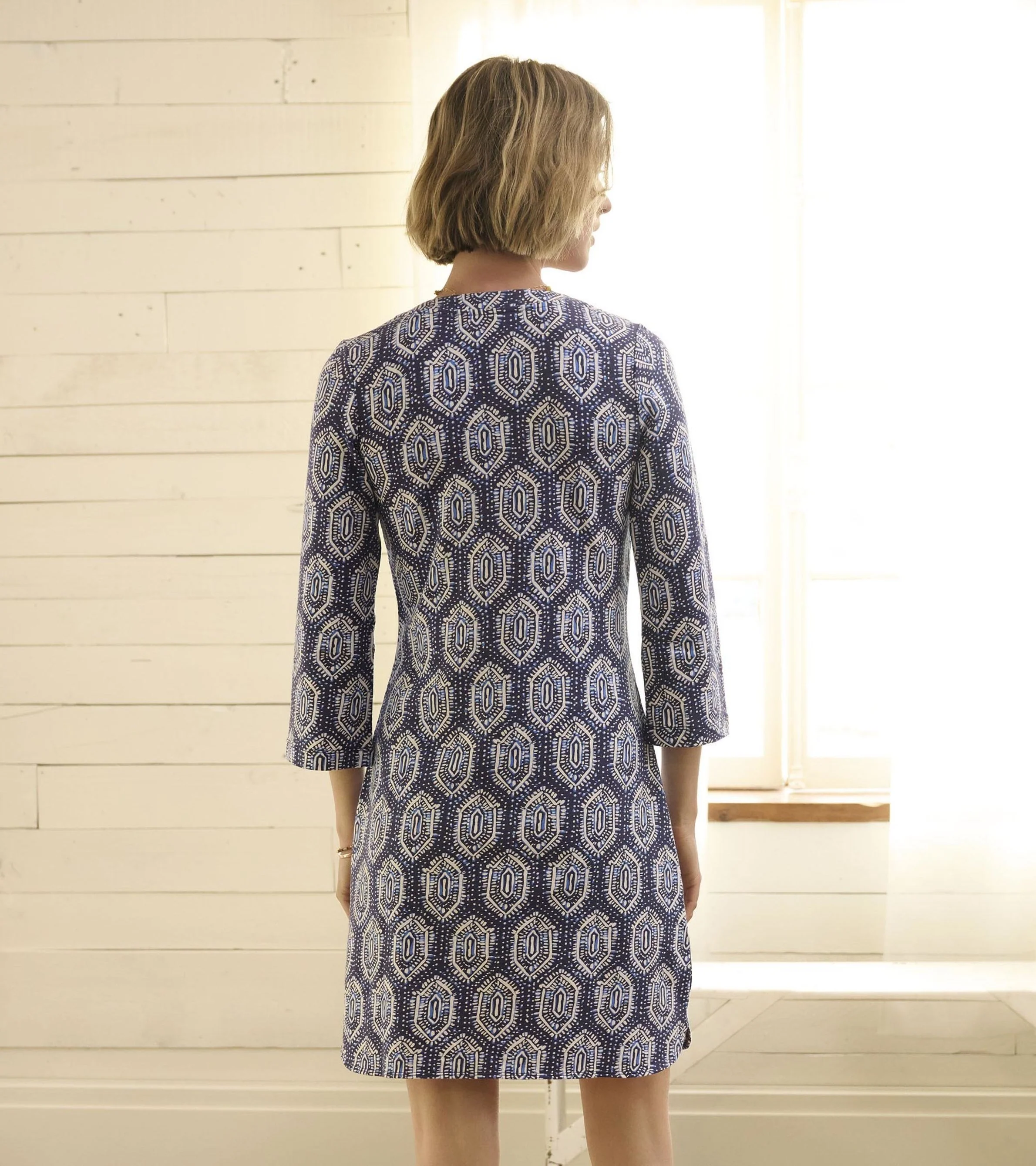 Ashley Dress - Geo Batik - Image 4