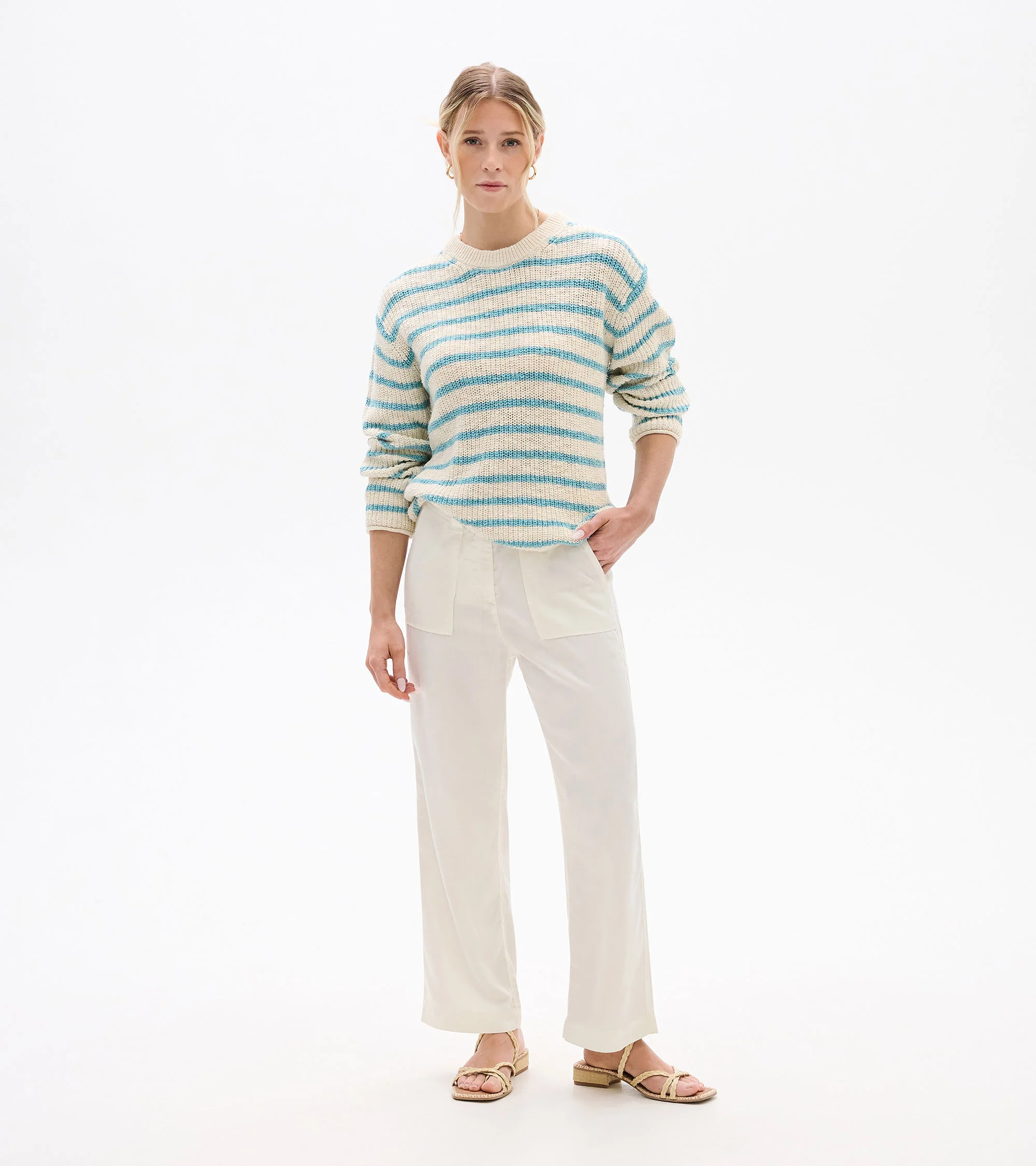 Athena Sweater - Cashmere Blue - Image 3