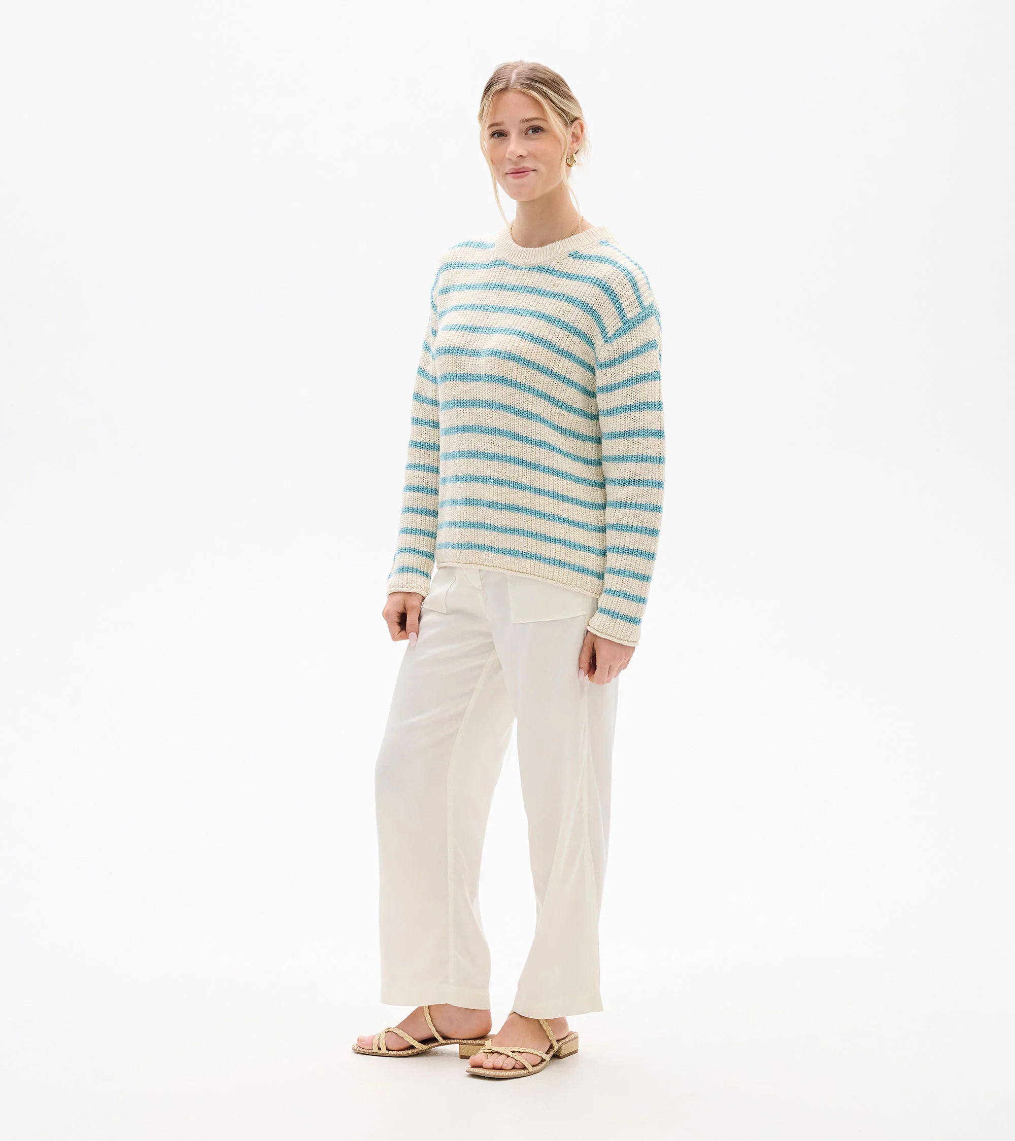 Athena Sweater - Cashmere Blue - Image 4
