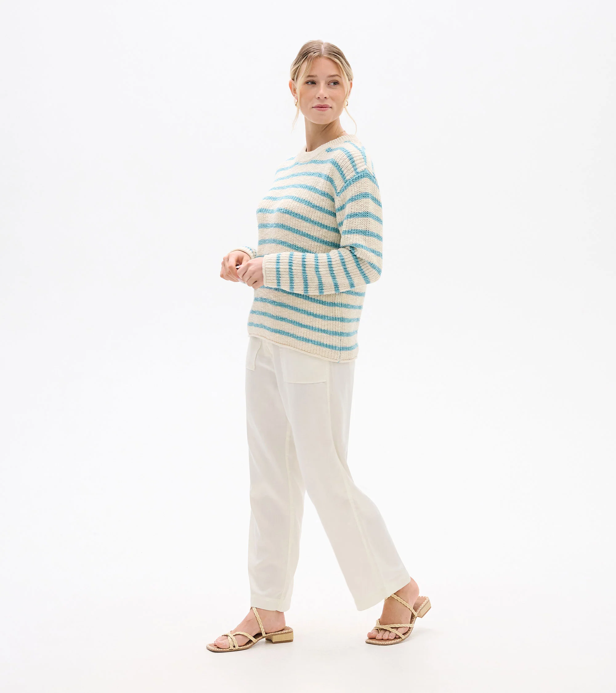 Athena Sweater - Cashmere Blue - Image 6