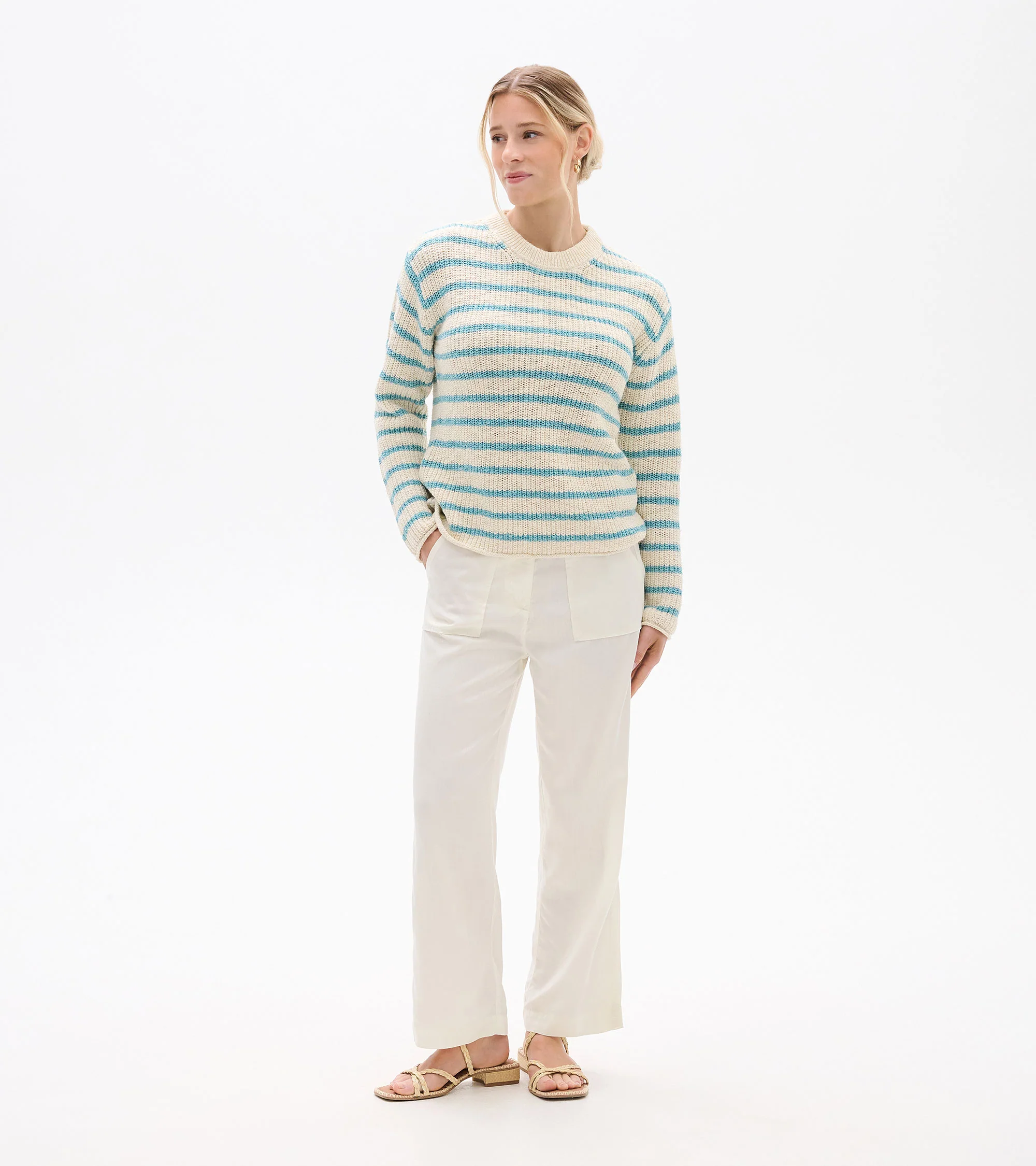 Athena Sweater - Cashmere Blue - Image 7