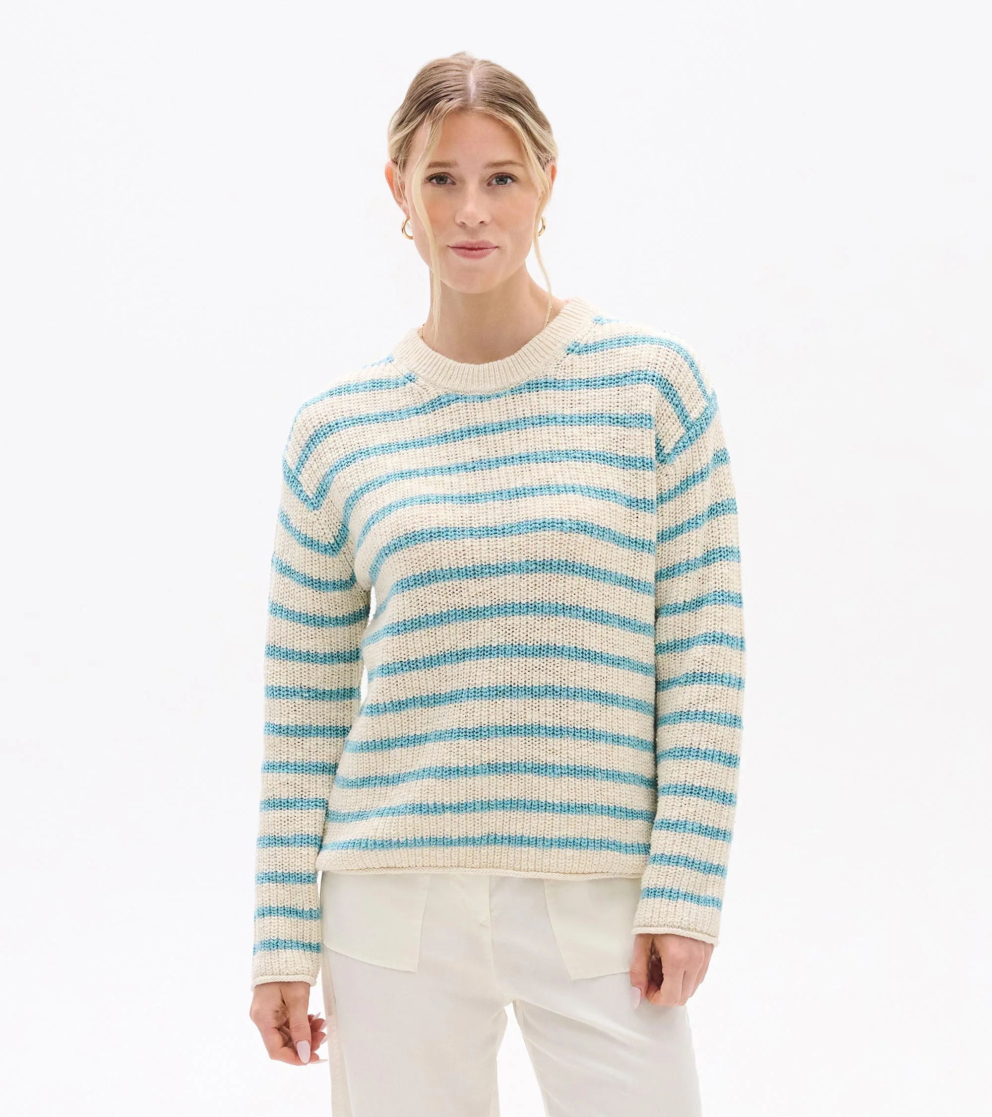Athena Sweater - Cashmere Blue - Image 8