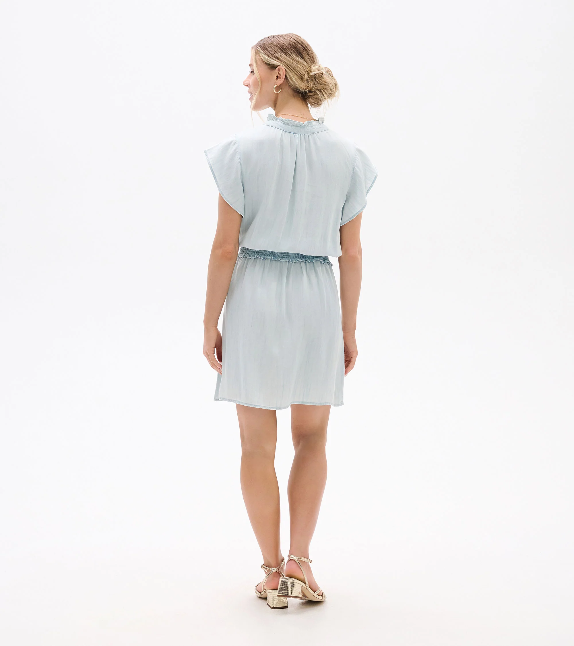 Ava Dress - Soft Blue Wash - Image 5