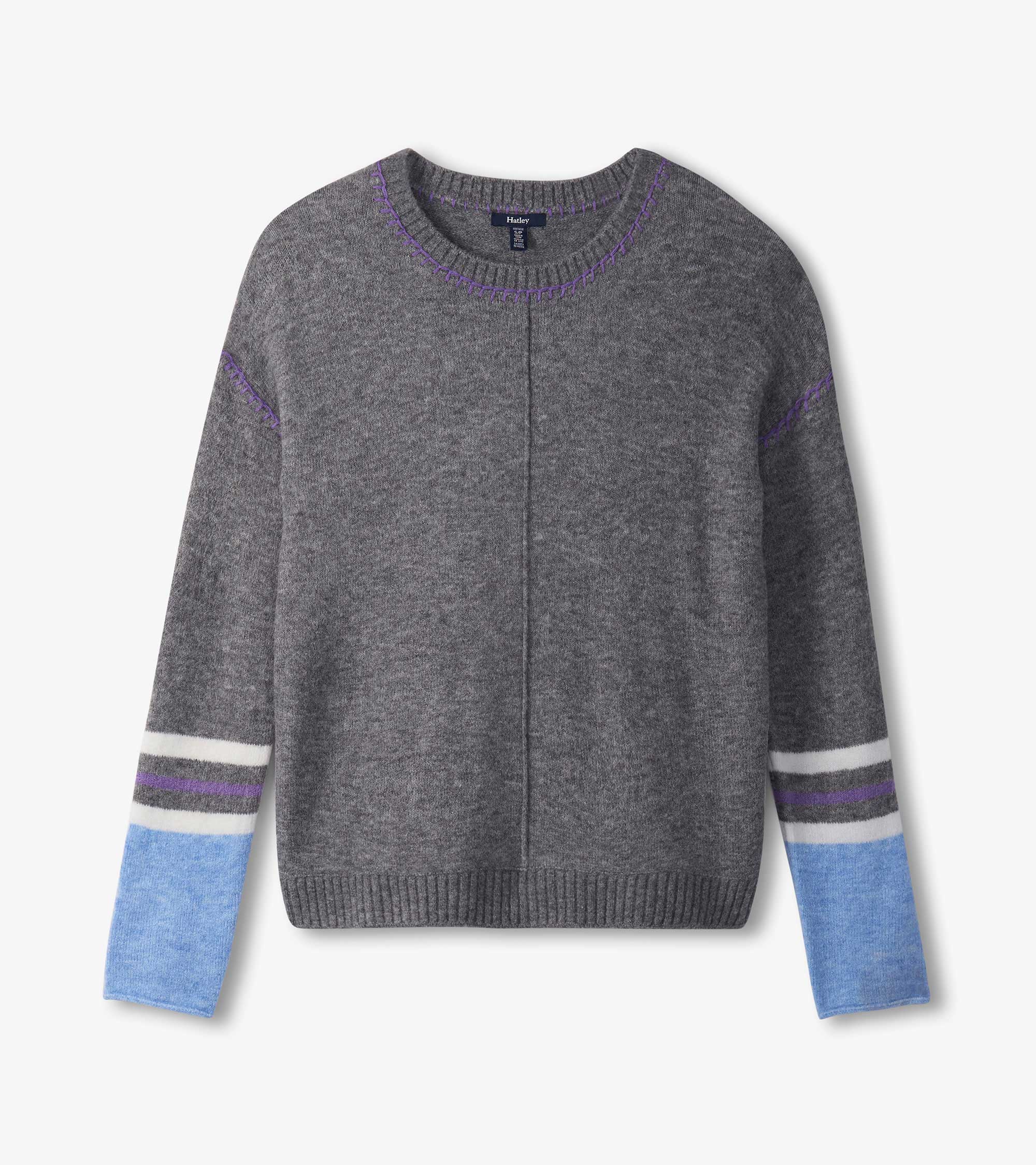 Avery Sweater - Charcoal Melange - Image 2
