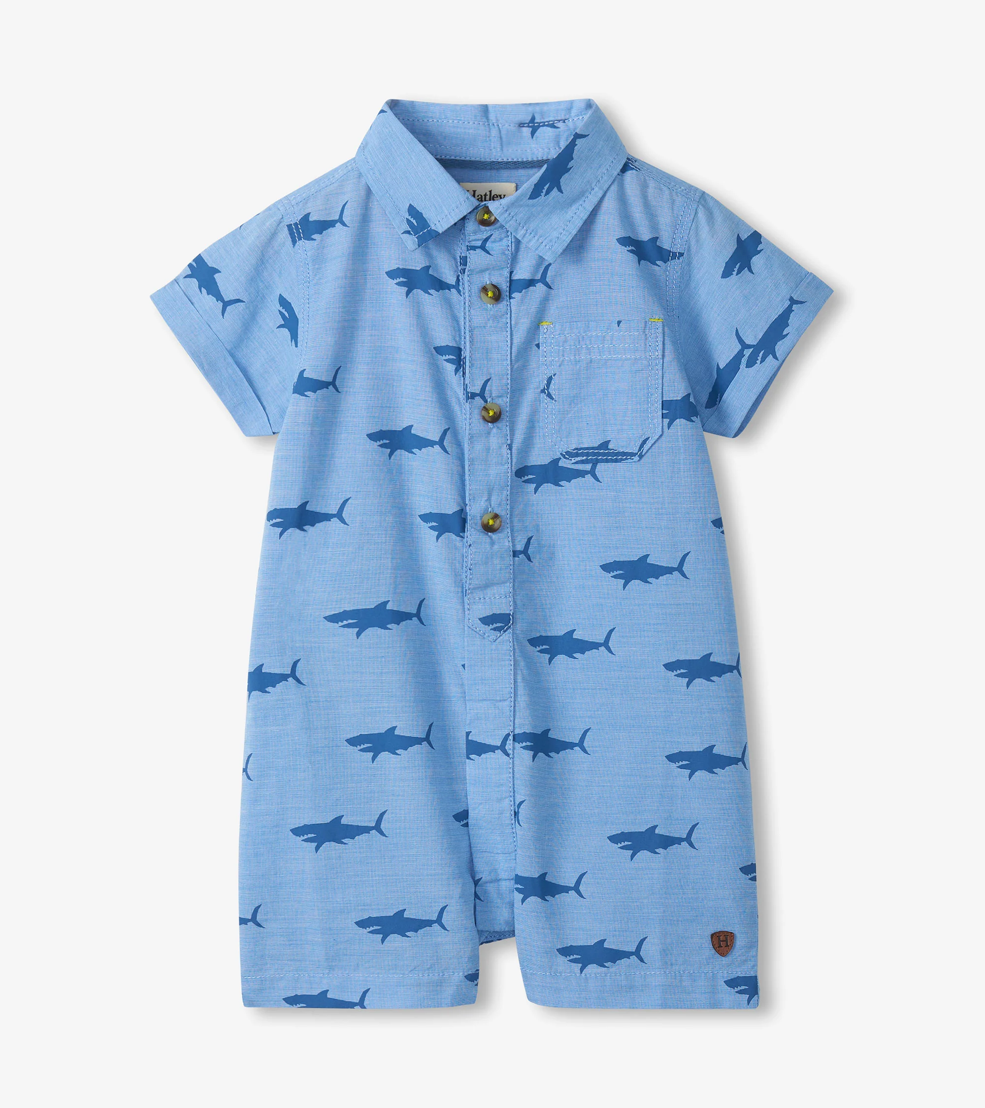 Baby Boys Baby Shark Romper