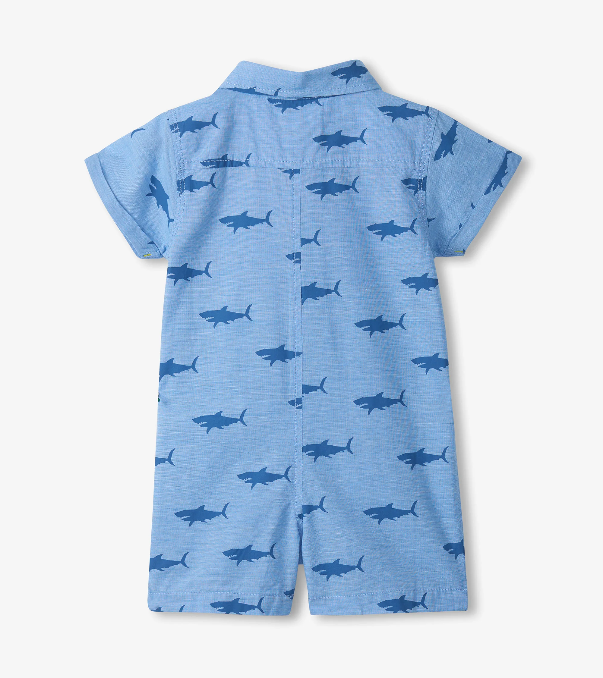 Baby Boys Baby Shark Romper - Image 2