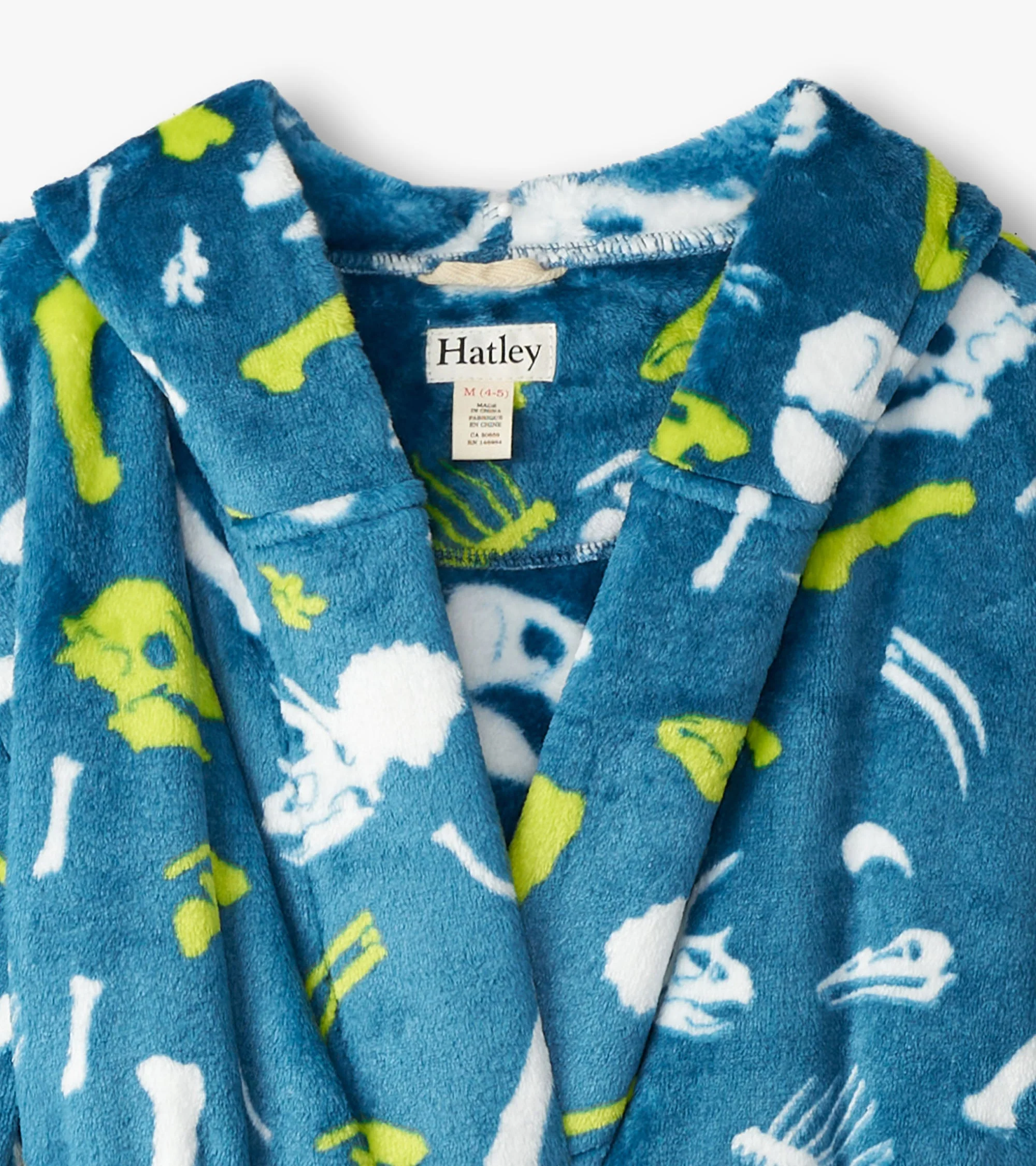 Baby Boys Dino Fossils Fleece Robe - Image 4