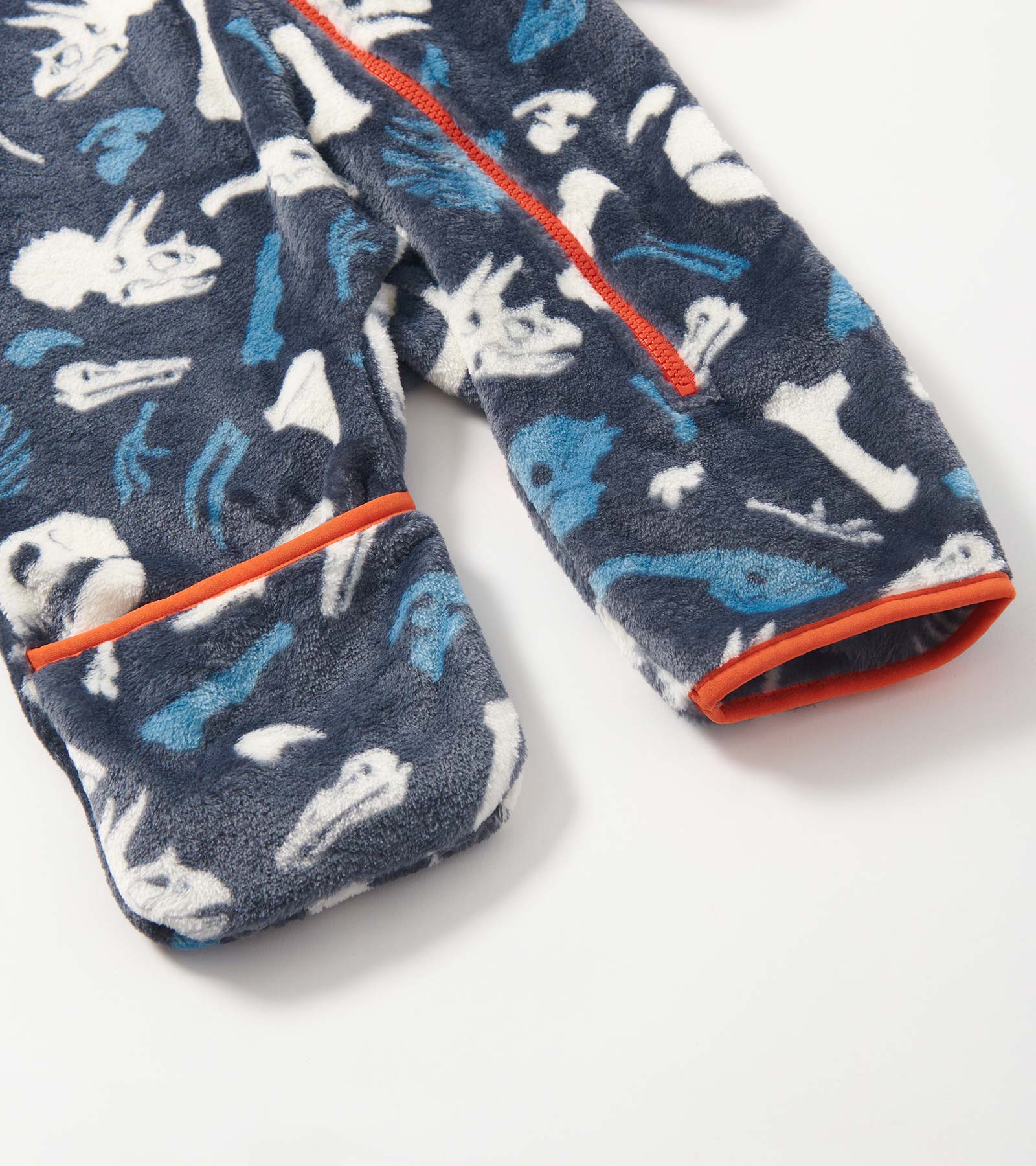 Baby Boys Dino Fossils Fleece Suit - Image 6