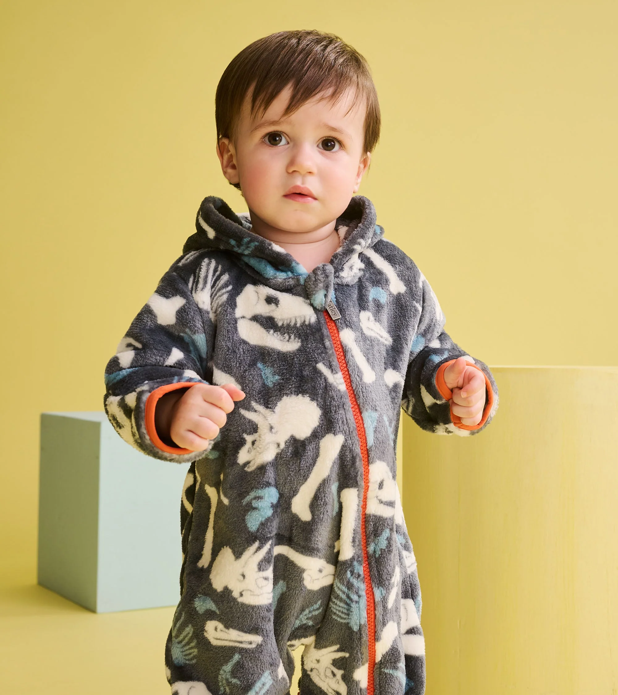 Baby Boys Dino Fossils Fleece Suit - Image 7