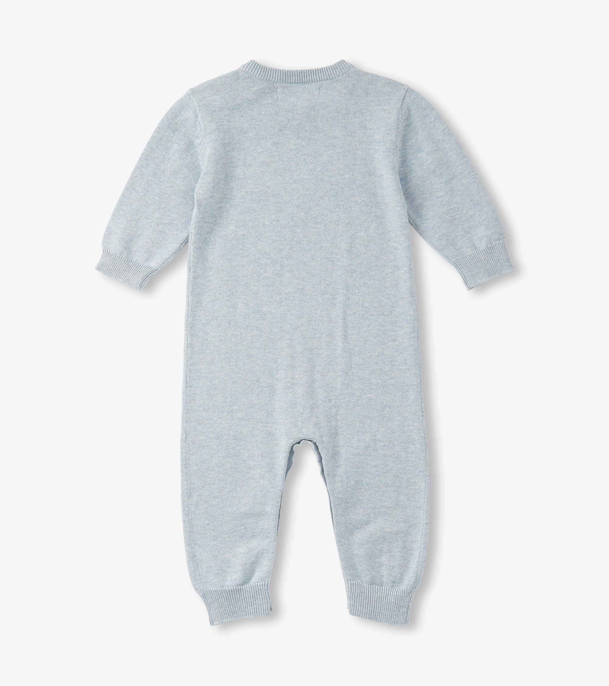 Baby Boys Little Bulldog Sweater Romper - Image 3