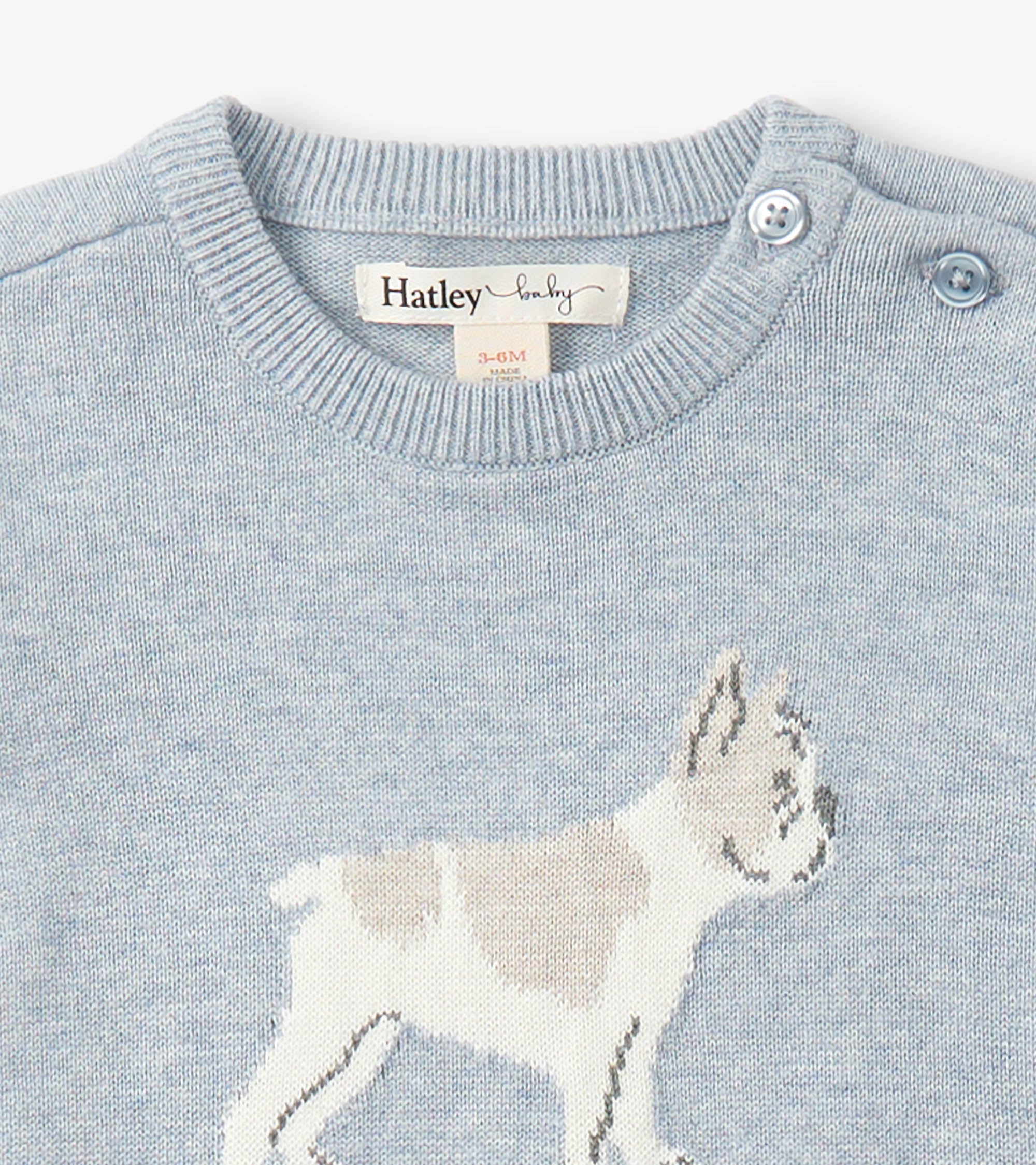 Baby Boys Little Bulldog Sweater Romper - Image 5