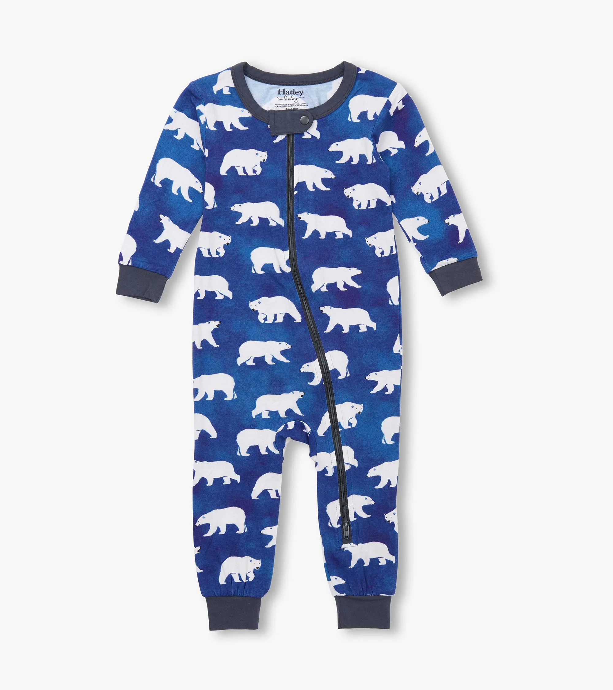 Baby Boys Midnight Polar Bear Sleeper