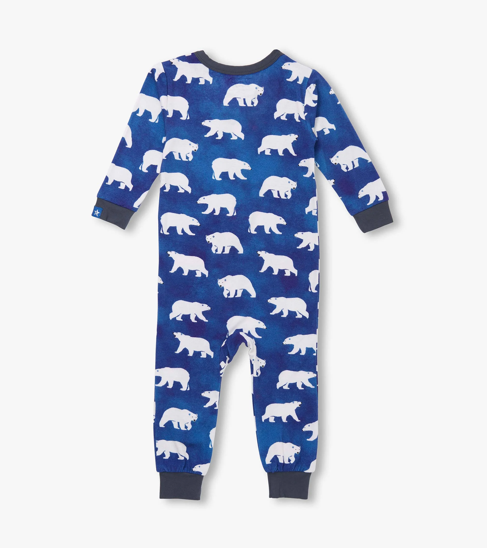 Baby Boys Midnight Polar Bear Sleeper - Image 2