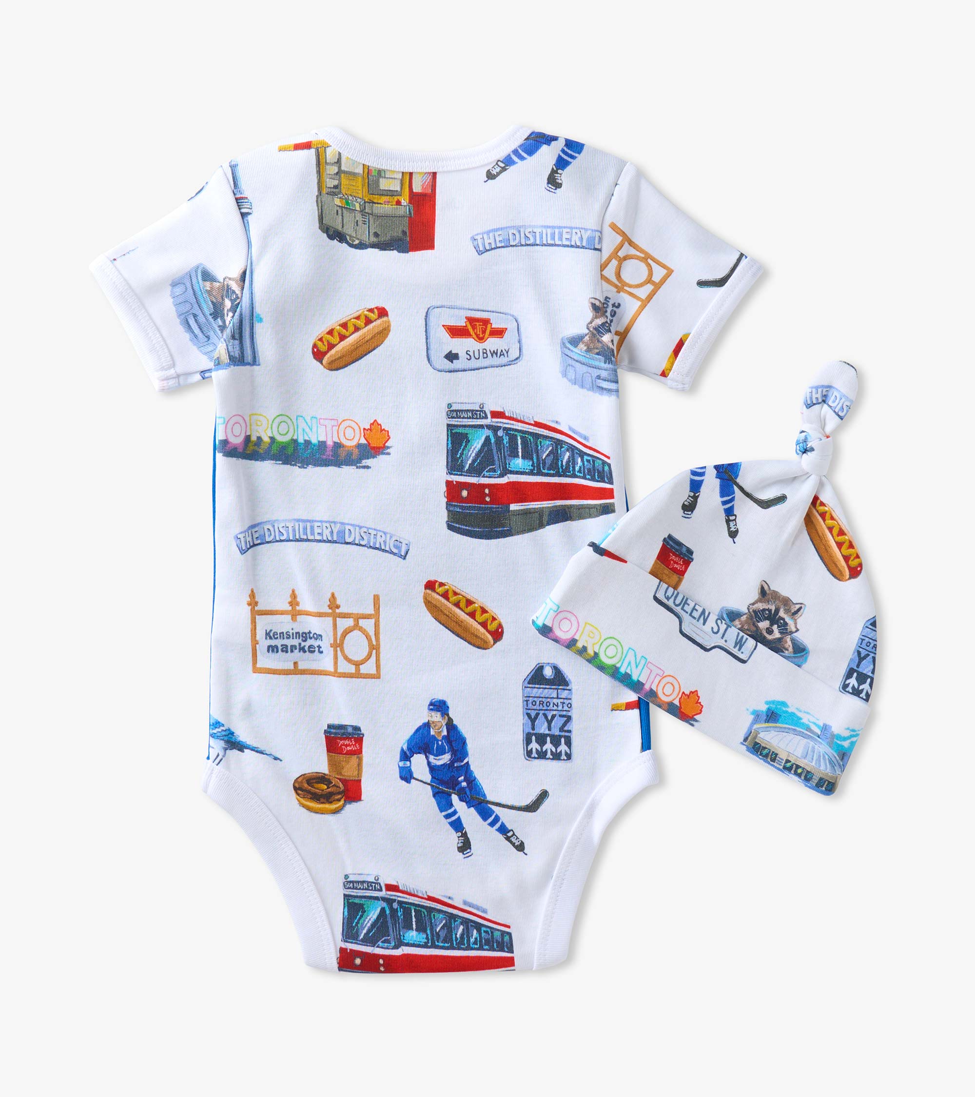 Baby Boys Toronto Bodysuit with Hat - Image 2