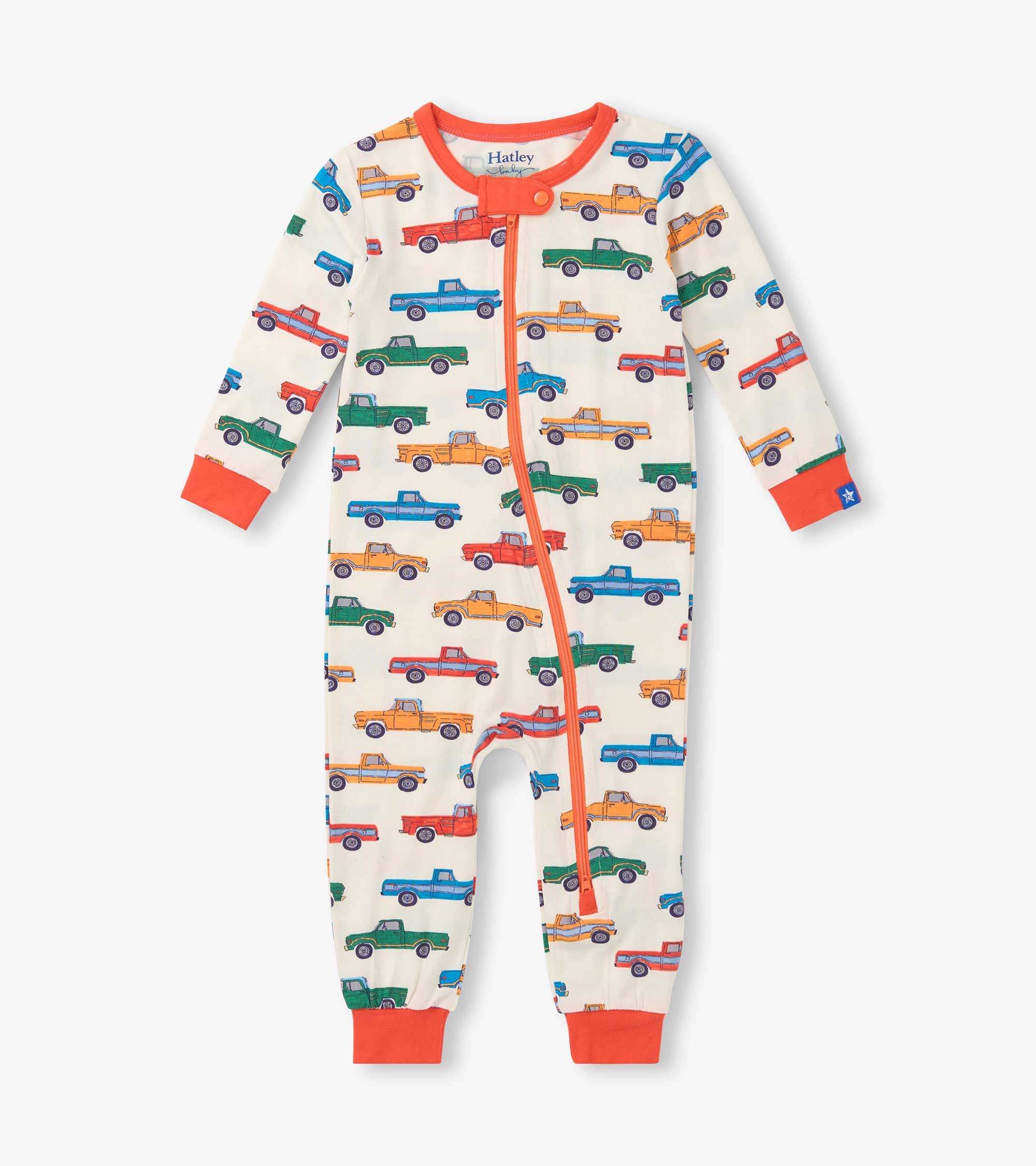 Baby Boys Trucks Bamboo Sleeper