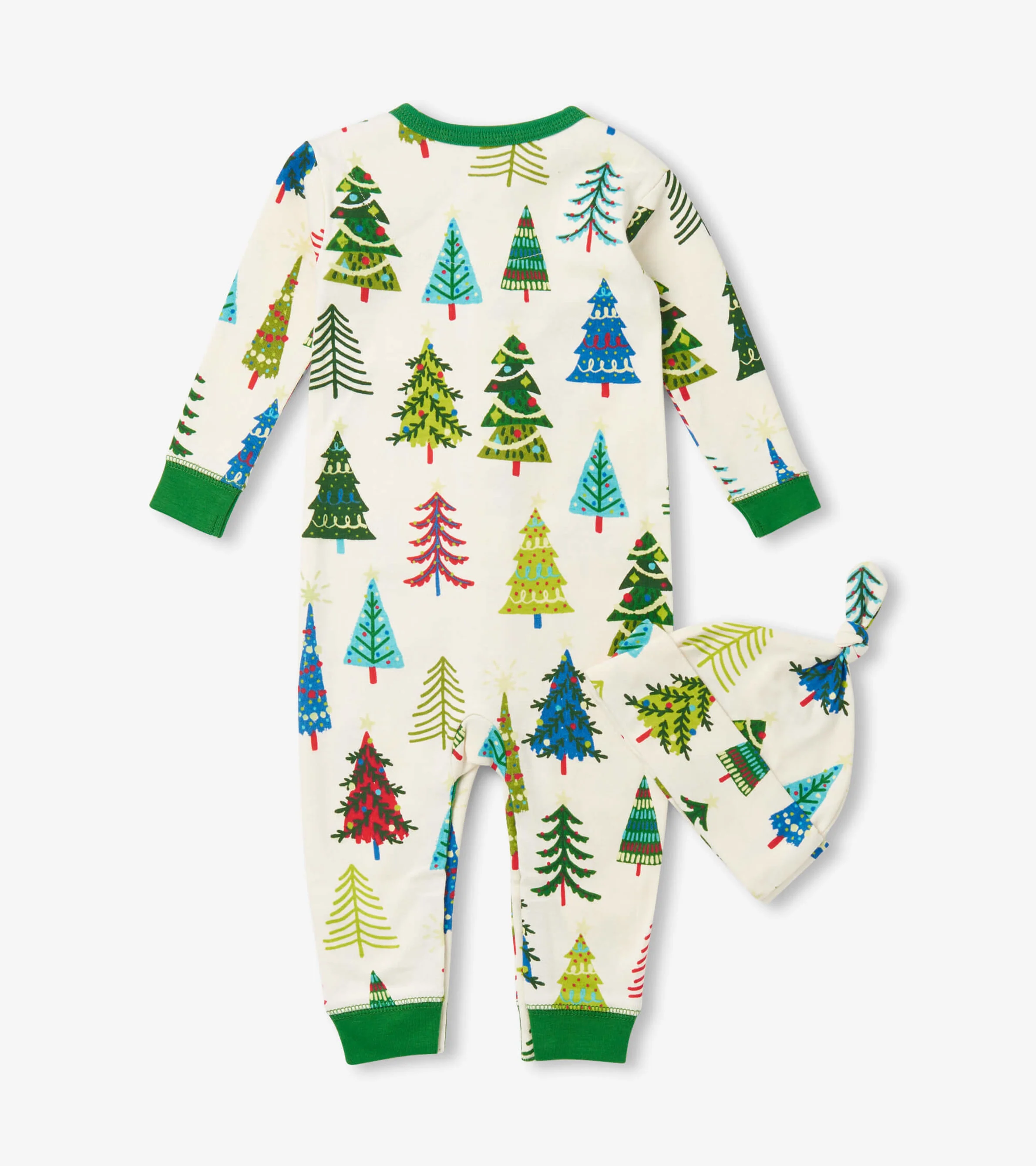 Baby Christmas Trees Sleeper & Hat - Image 3