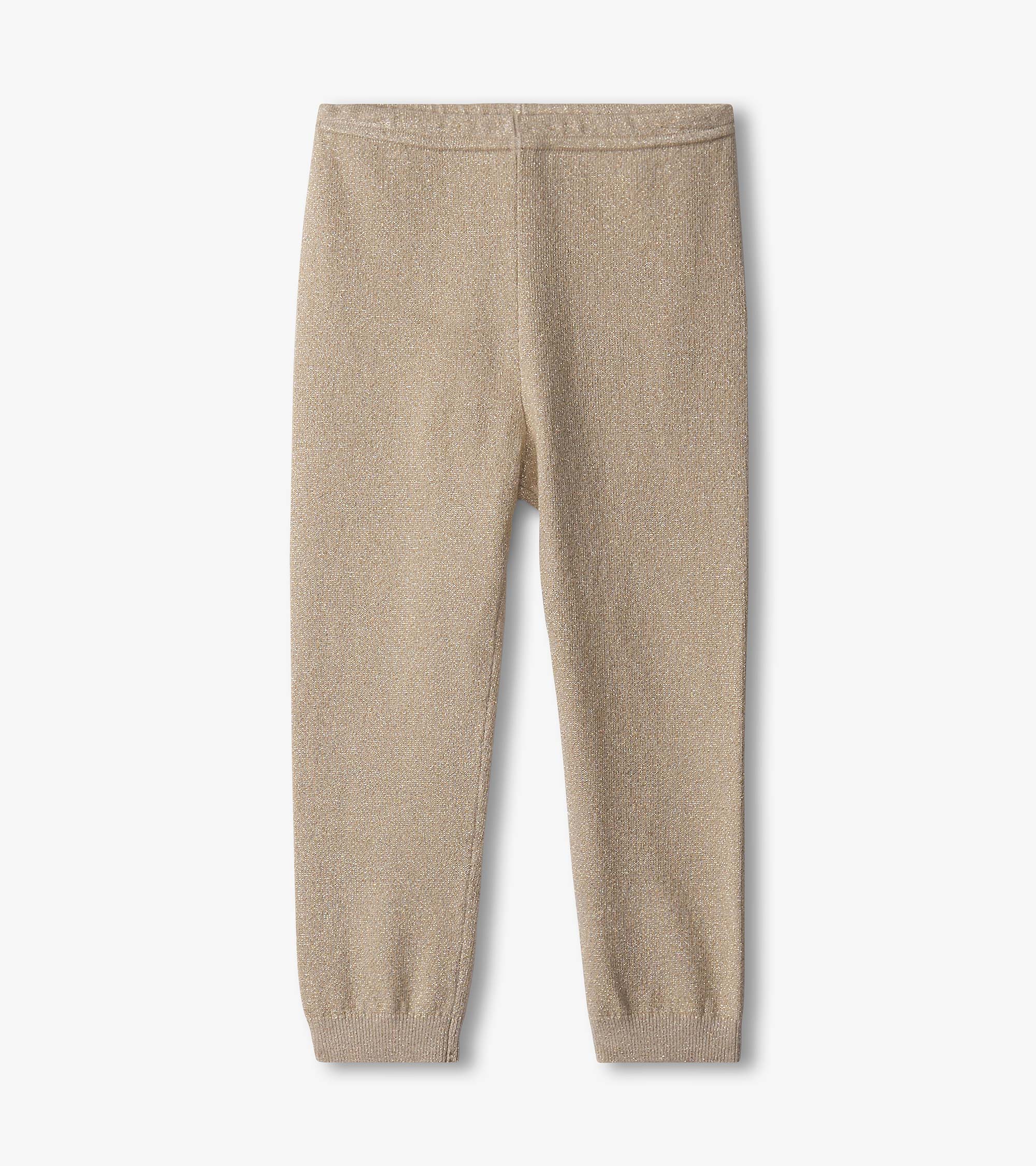 Baby Girls Gold Glitter Leggings