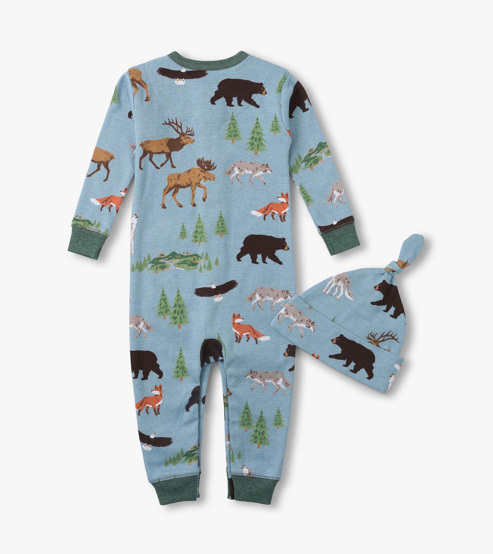 Baby Northern Wilderness Sleeper & Hat - Image 2