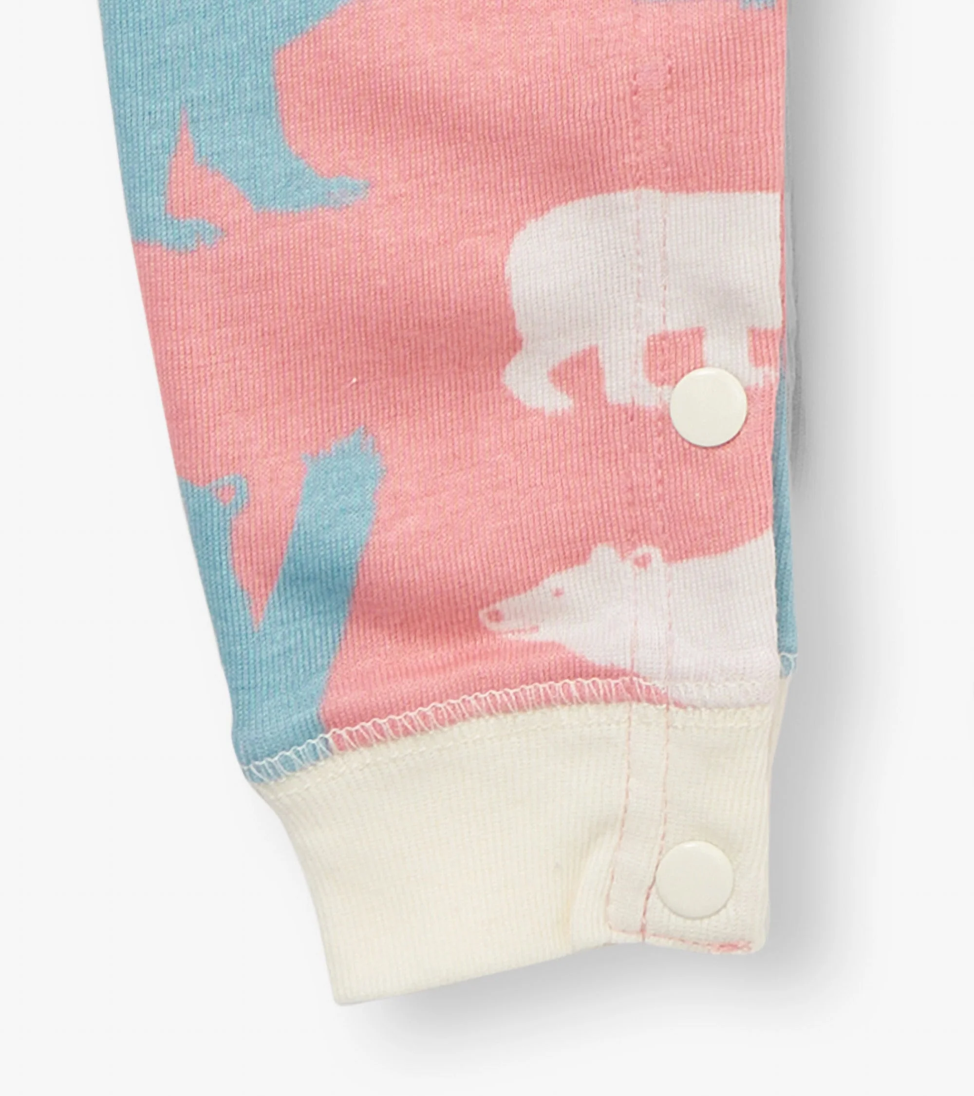 Baby Pink Polar Bears Sleeper & Hat - Image 4