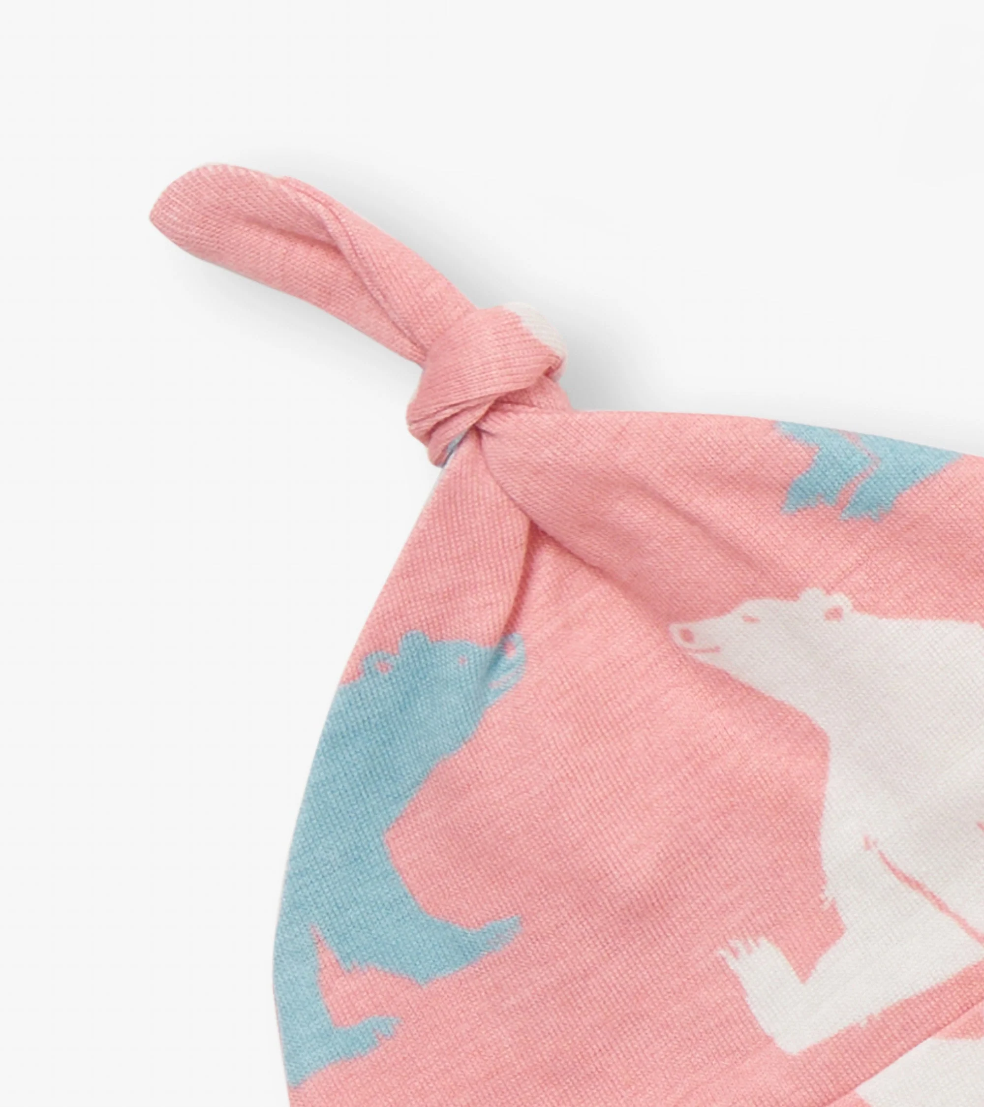 Baby Pink Polar Bears Sleeper & Hat - Image 5