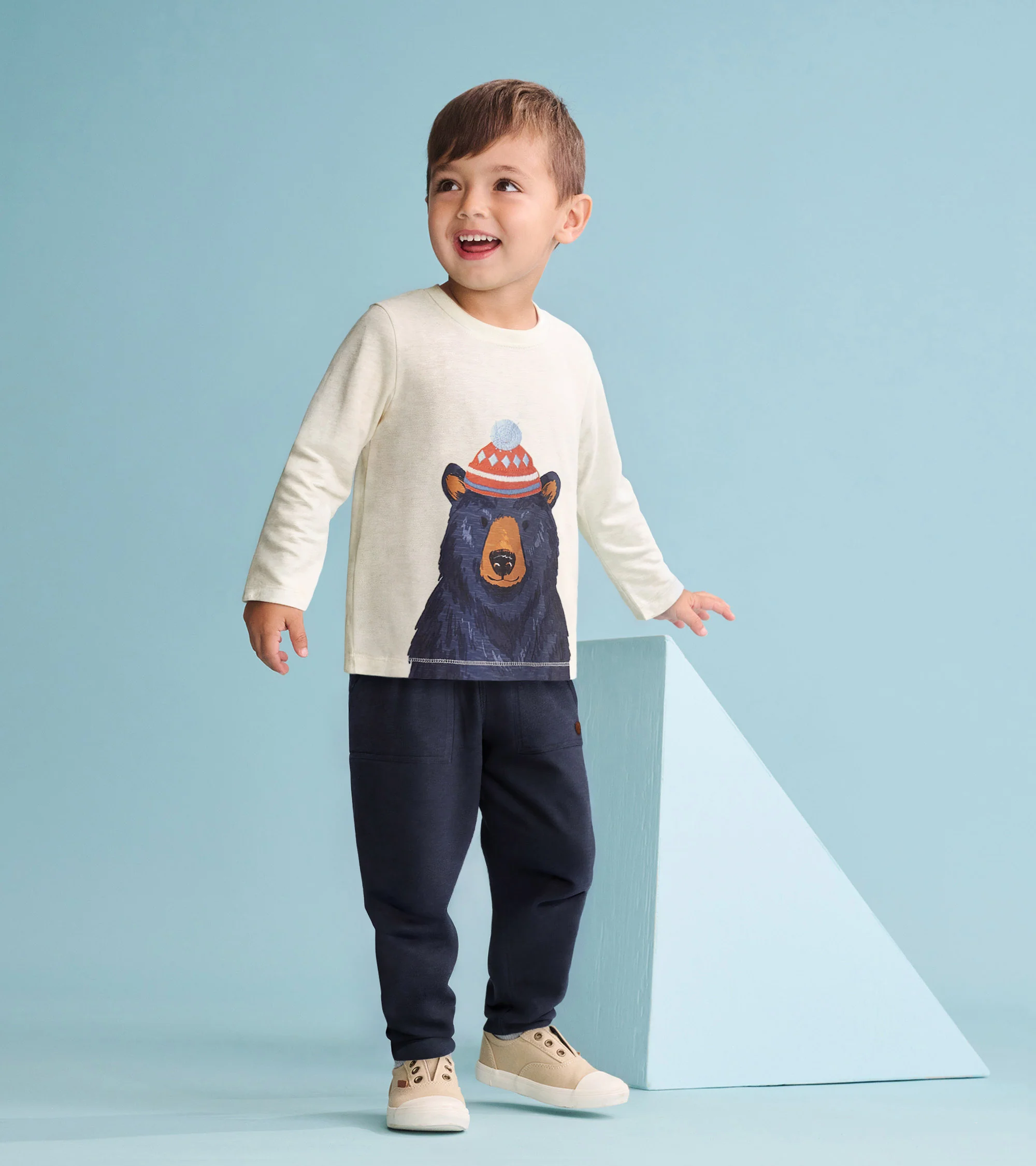 Baby & Toddler Boys Bear Graphic Lounge Set - Image 2