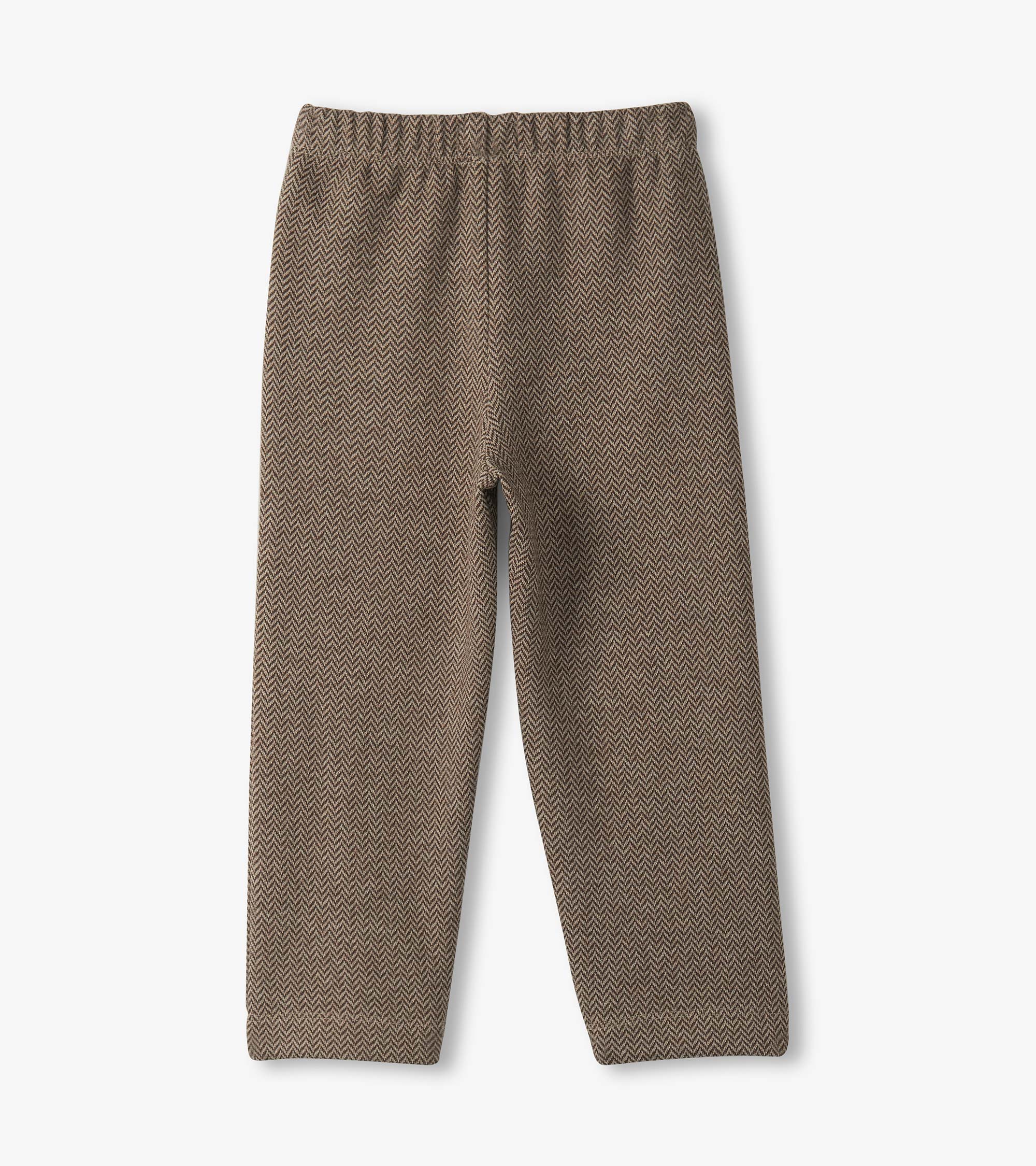 Baby & Toddler Boys Brown Sugar Herringbone Pants - Image 3