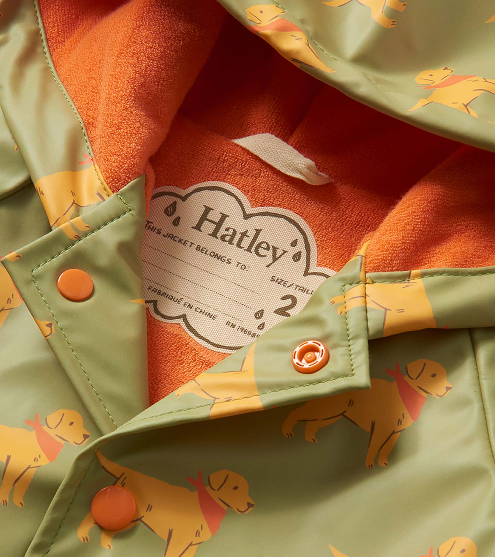Baby & Toddler Boys Camping Puppy Button-Up Rain Jacket - Image 4