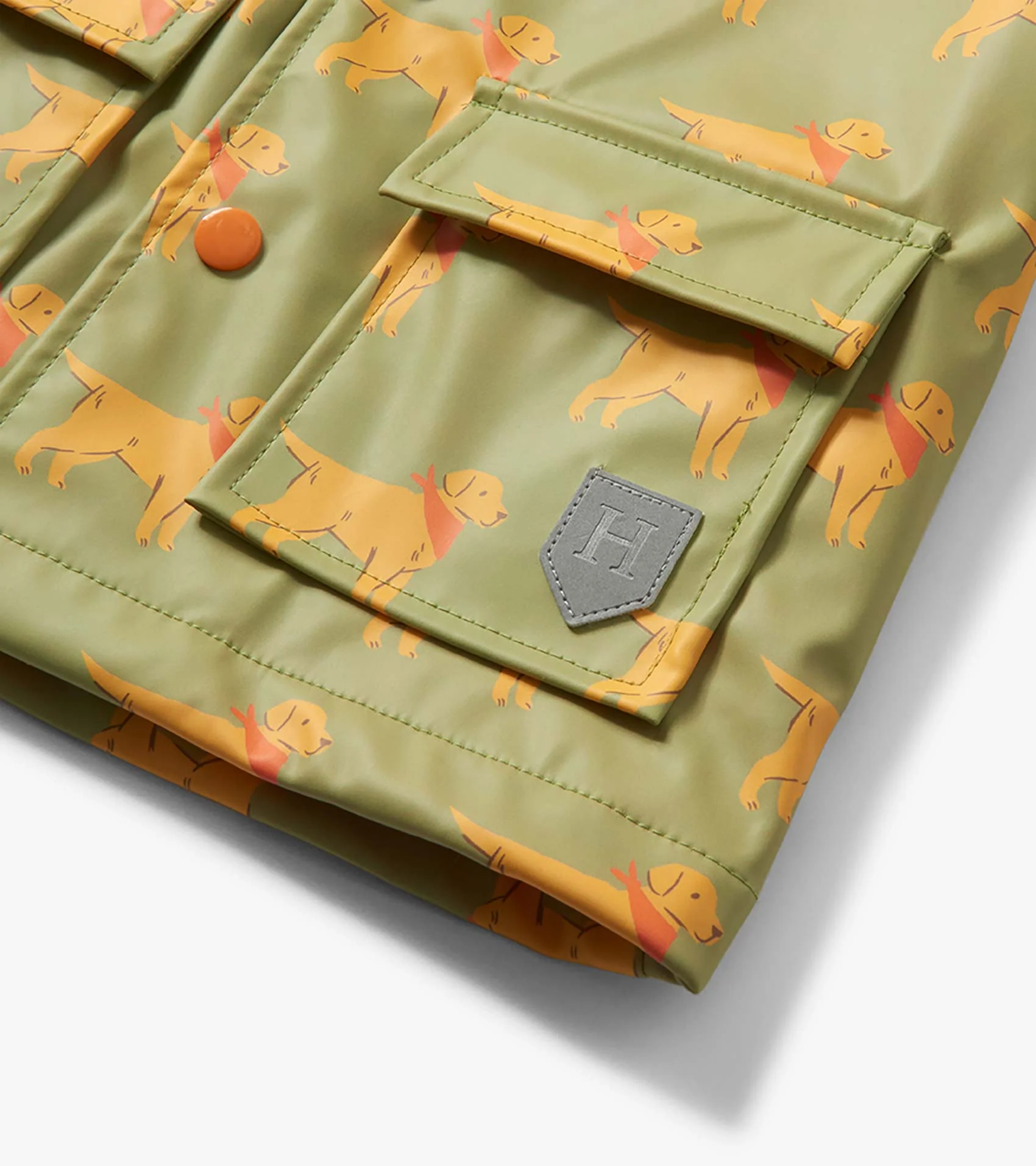 Baby & Toddler Boys Camping Puppy Button-Up Rain Jacket - Image 5