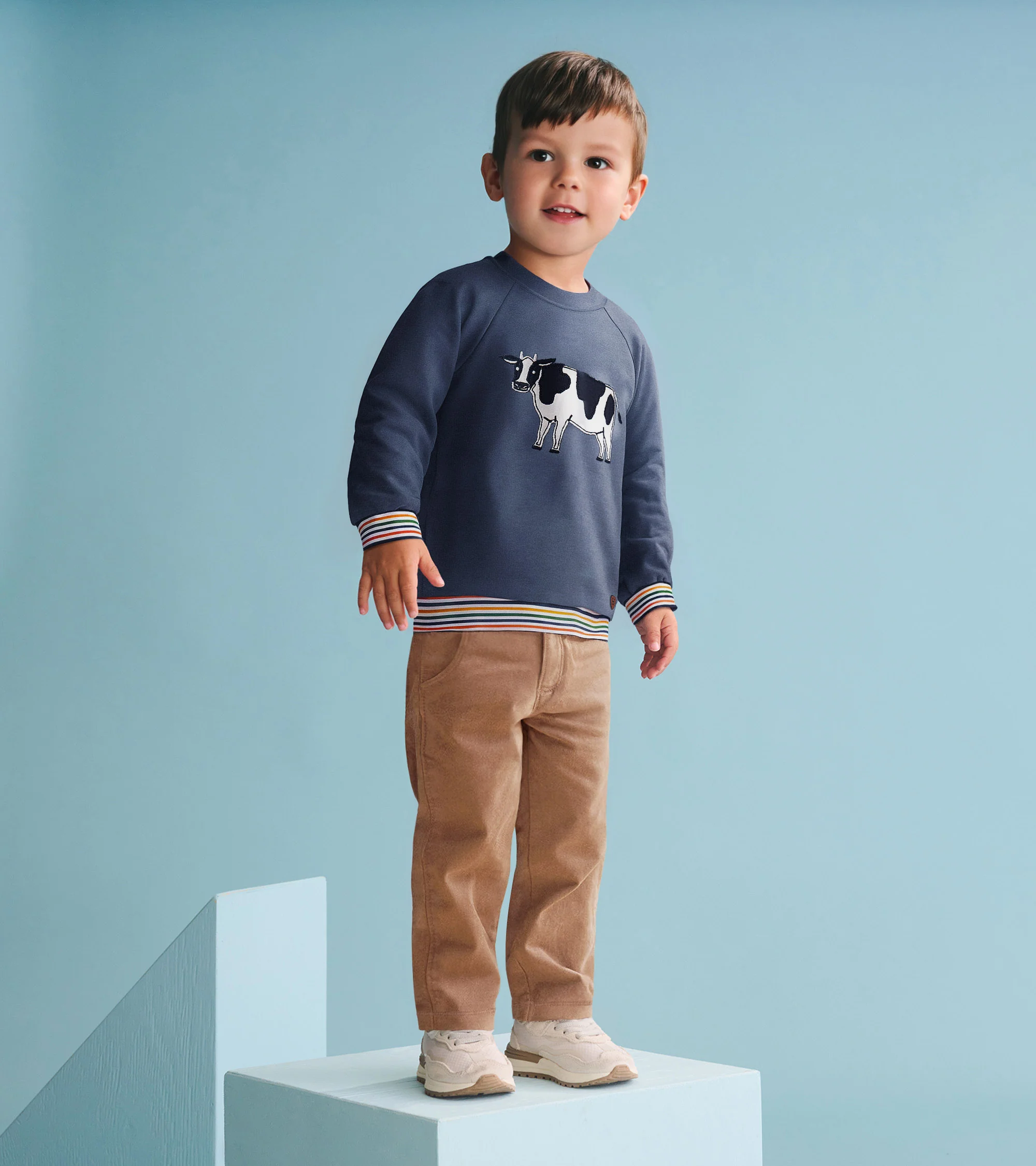 Baby & Toddler Boys Cow Pullover Pullover Sweatshirt - Image 2