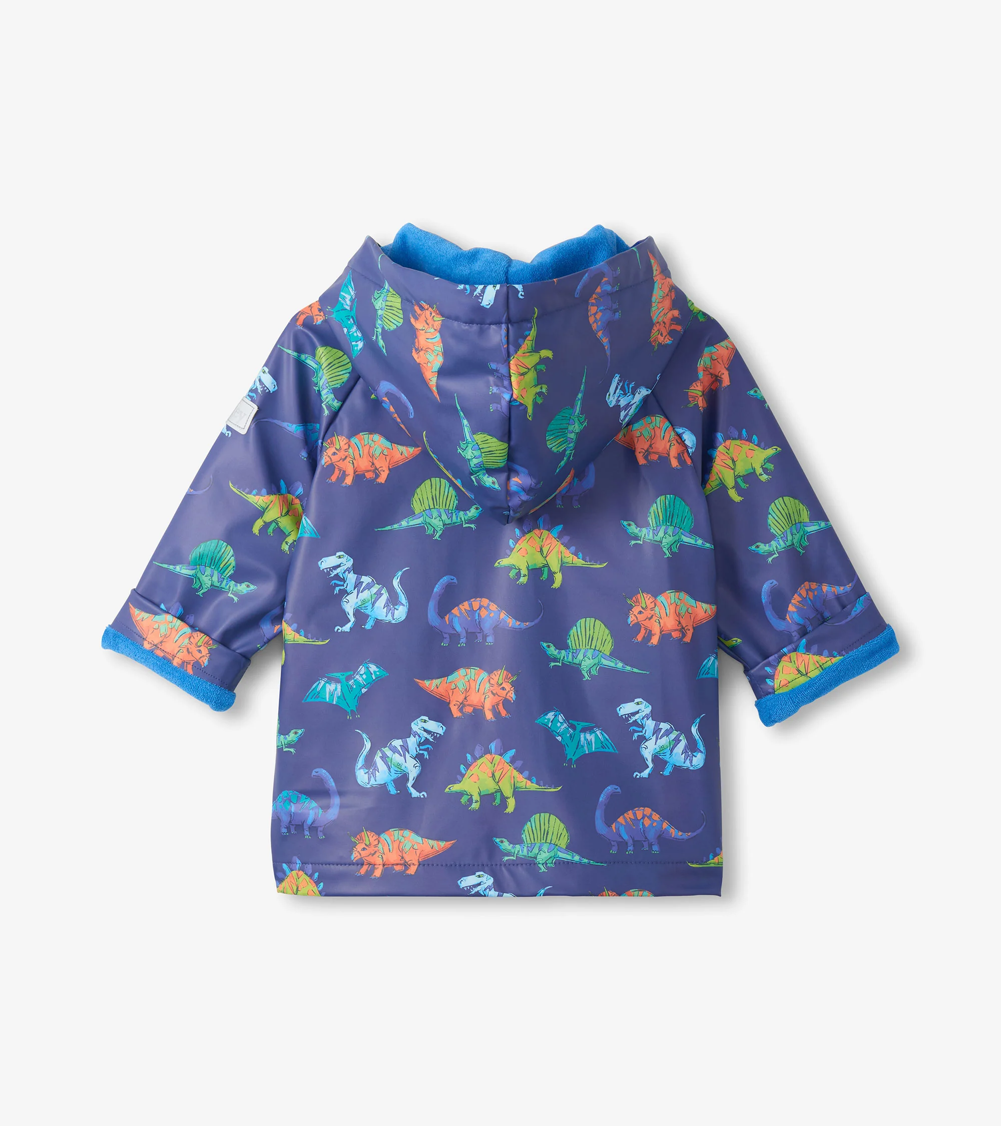 Baby & Toddler Boys Dino Party Button-Up Rain Jacket - Image 4