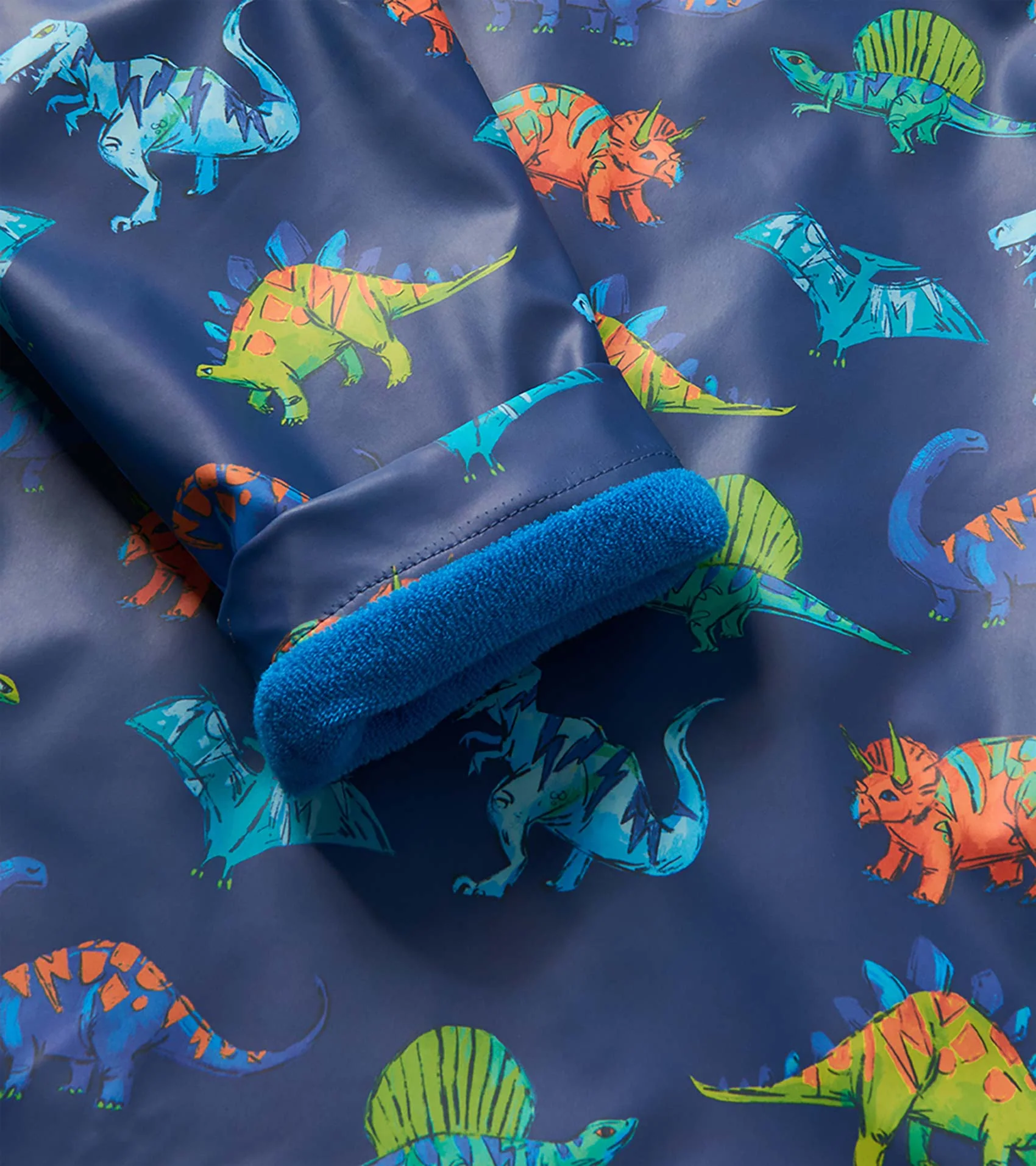 Baby & Toddler Boys Dino Party Button-Up Rain Jacket - Image 8