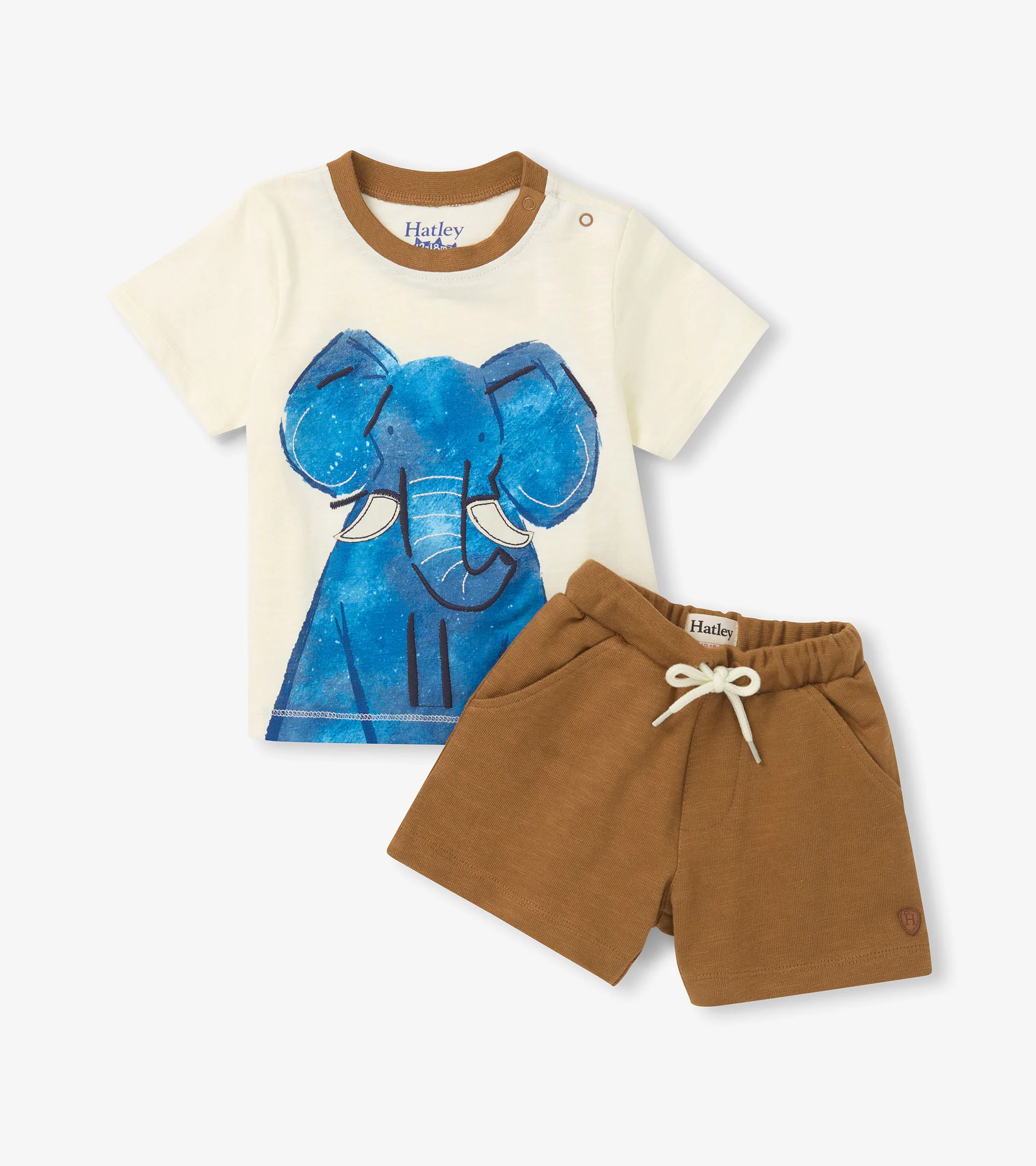Baby & Toddler Boys Elephant T-Shirt & Shorts Set - Image 2